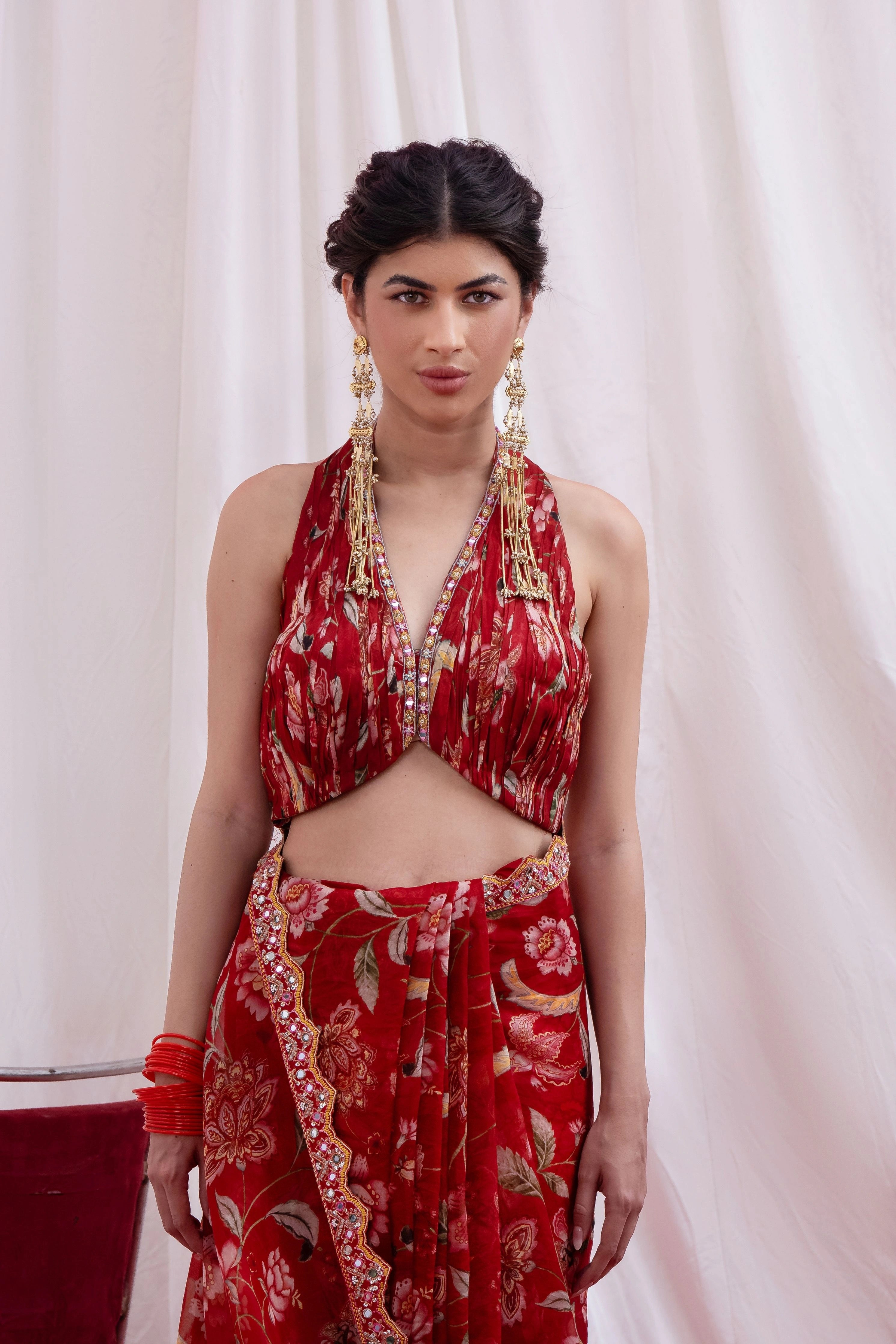 Gulnaar Sheesha Saree