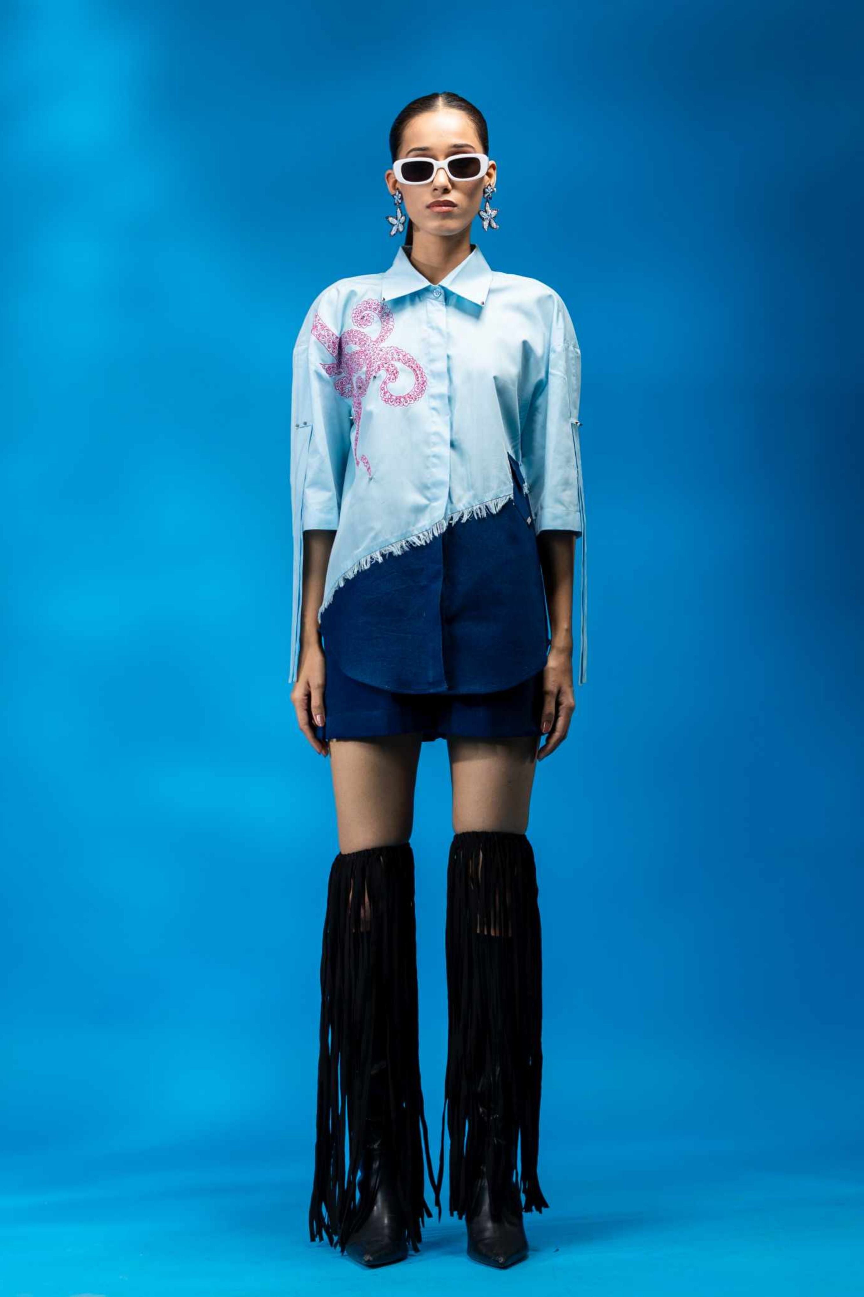 Mimic Embellsihed Shirt
