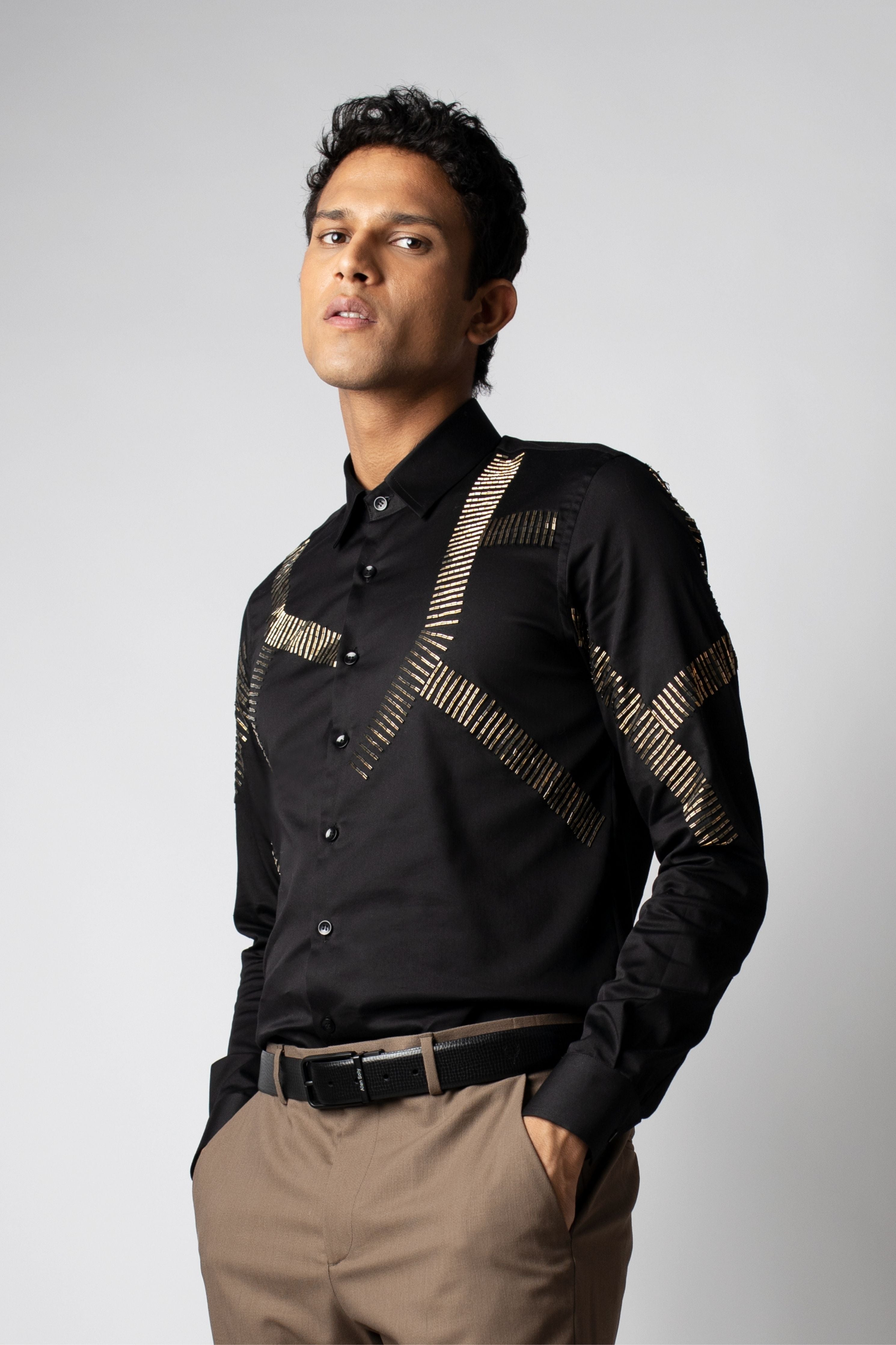Crossroads Shirt- Black