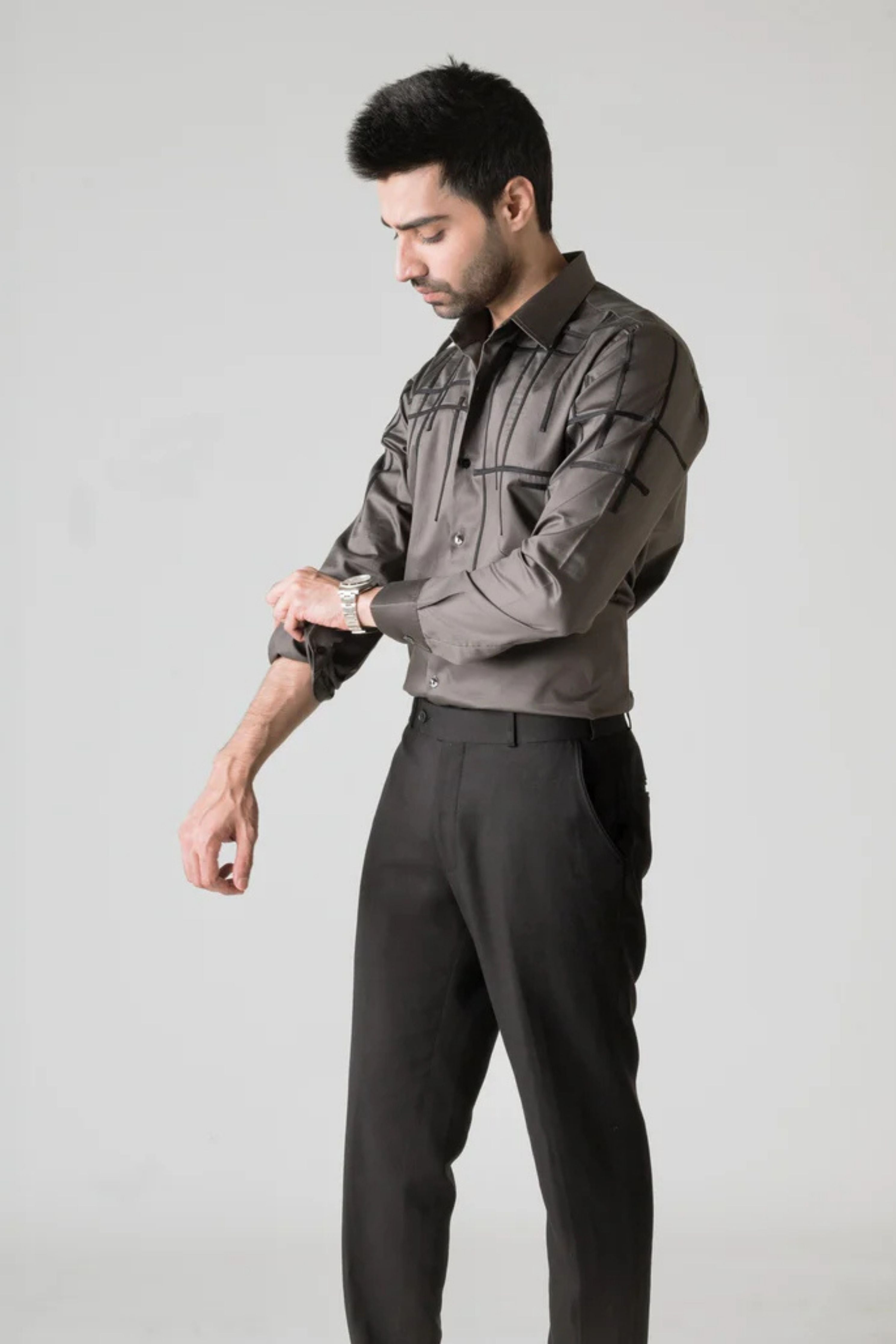 Grey Intersections Shirt