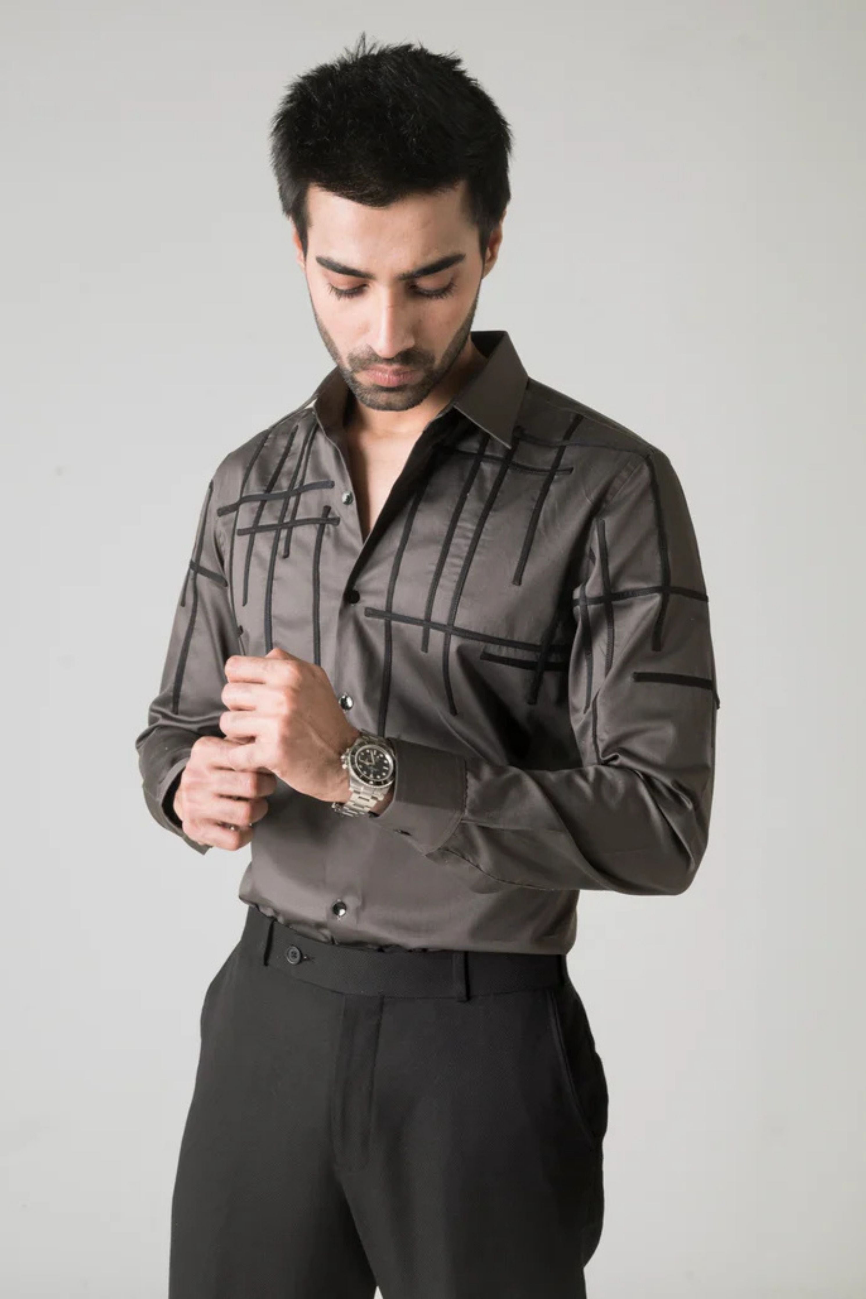 Grey Intersections Shirt