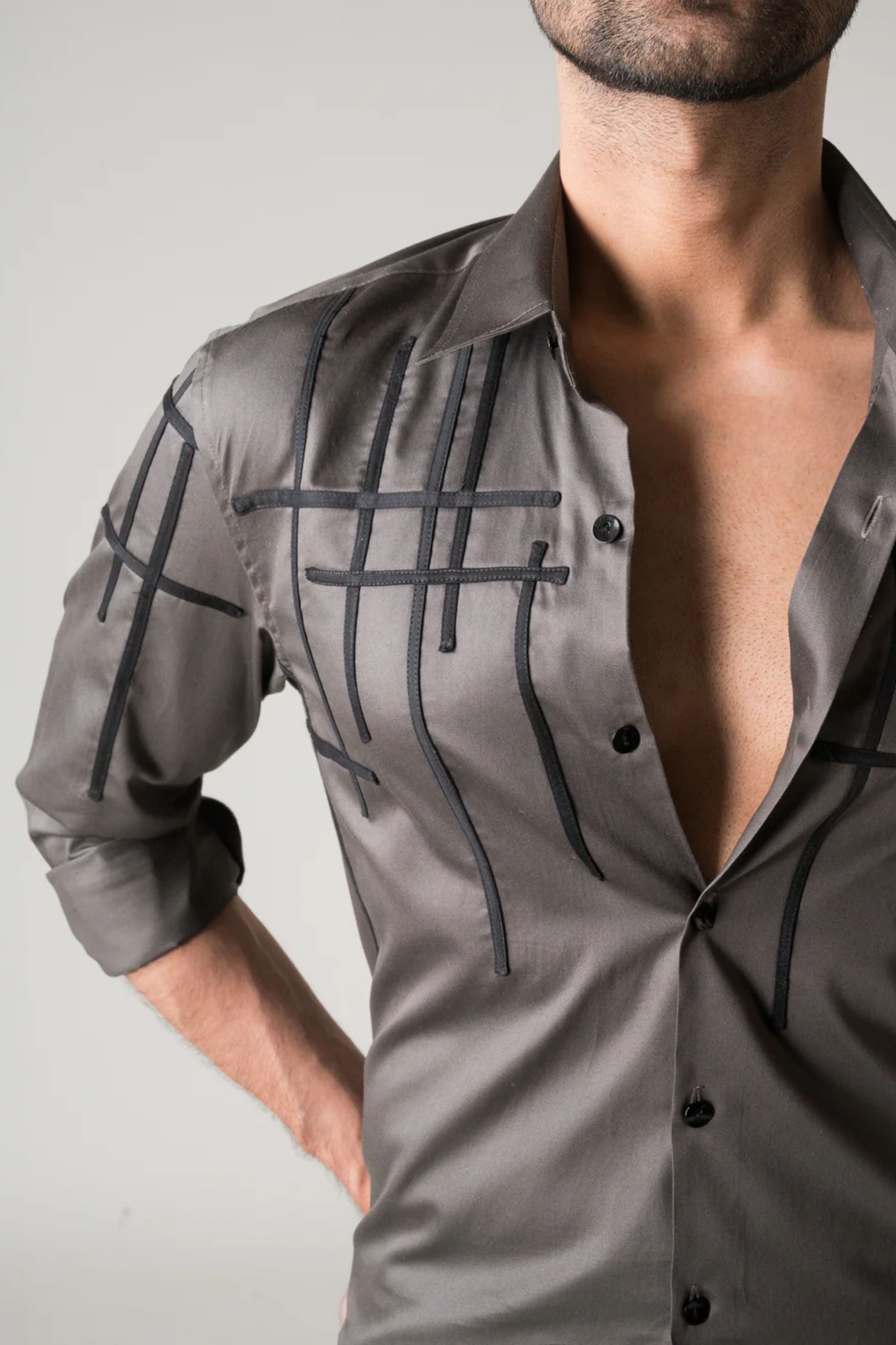 Grey Intersections Shirt