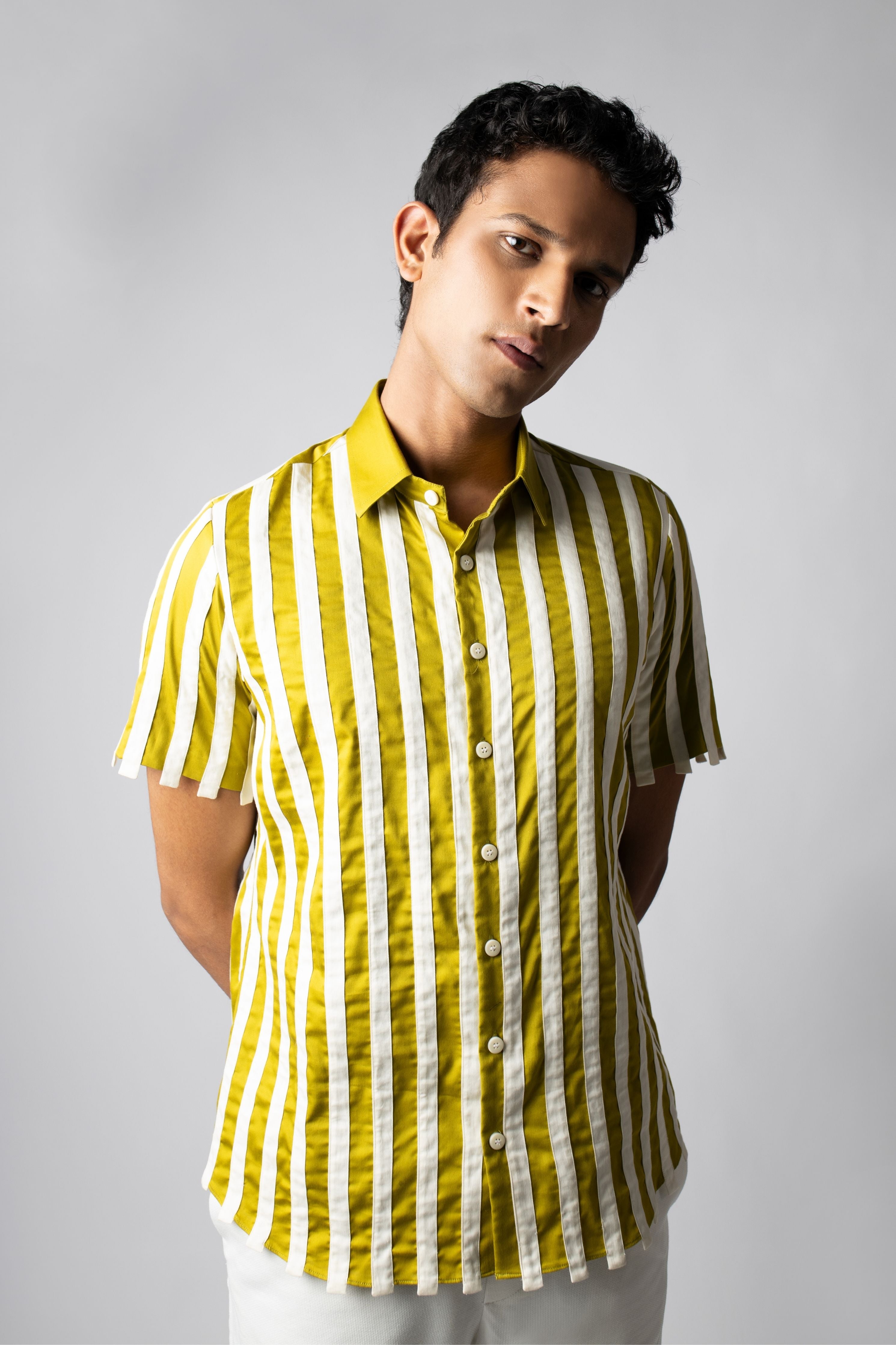 Lime Panel Shirt