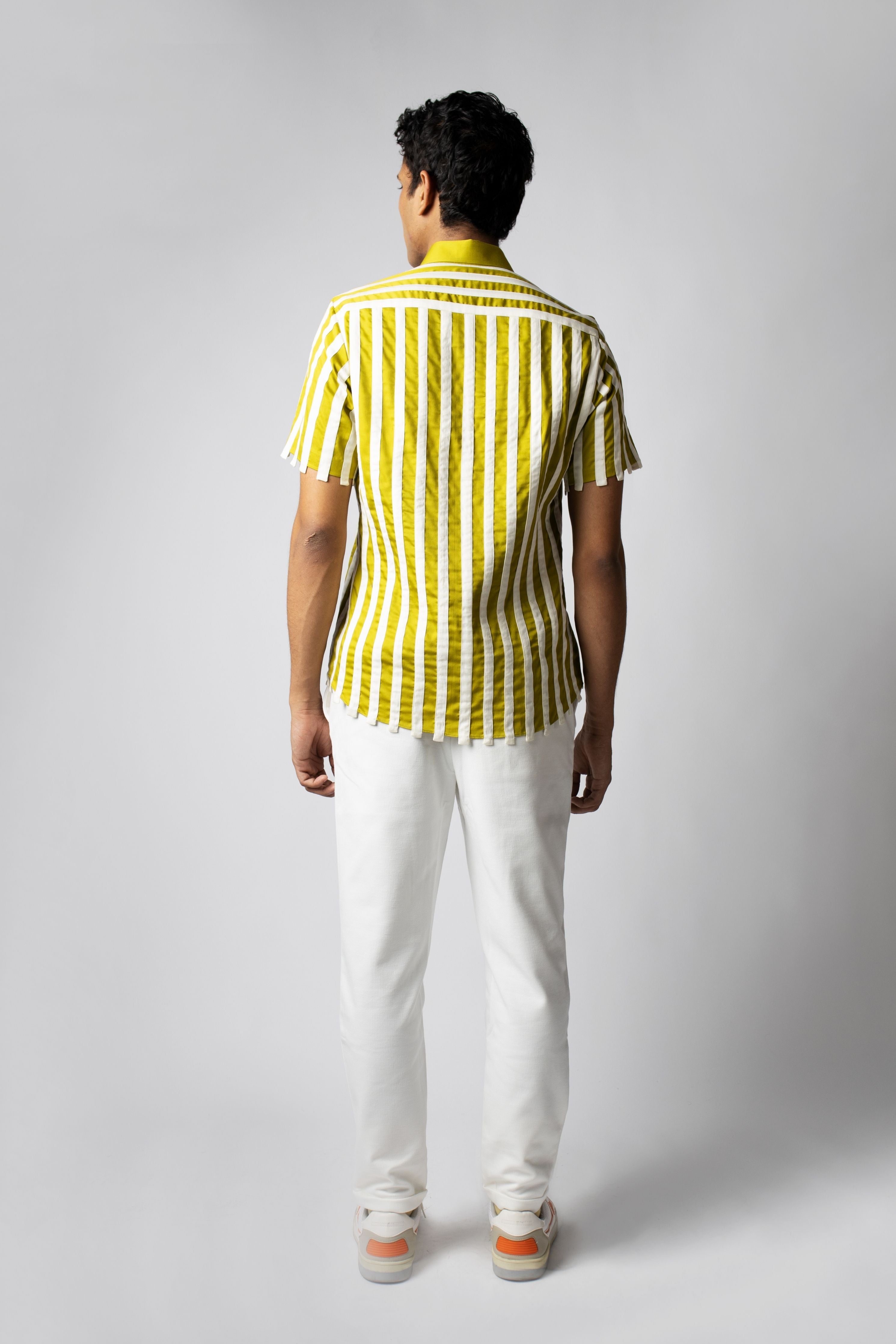 Lime Panel Shirt