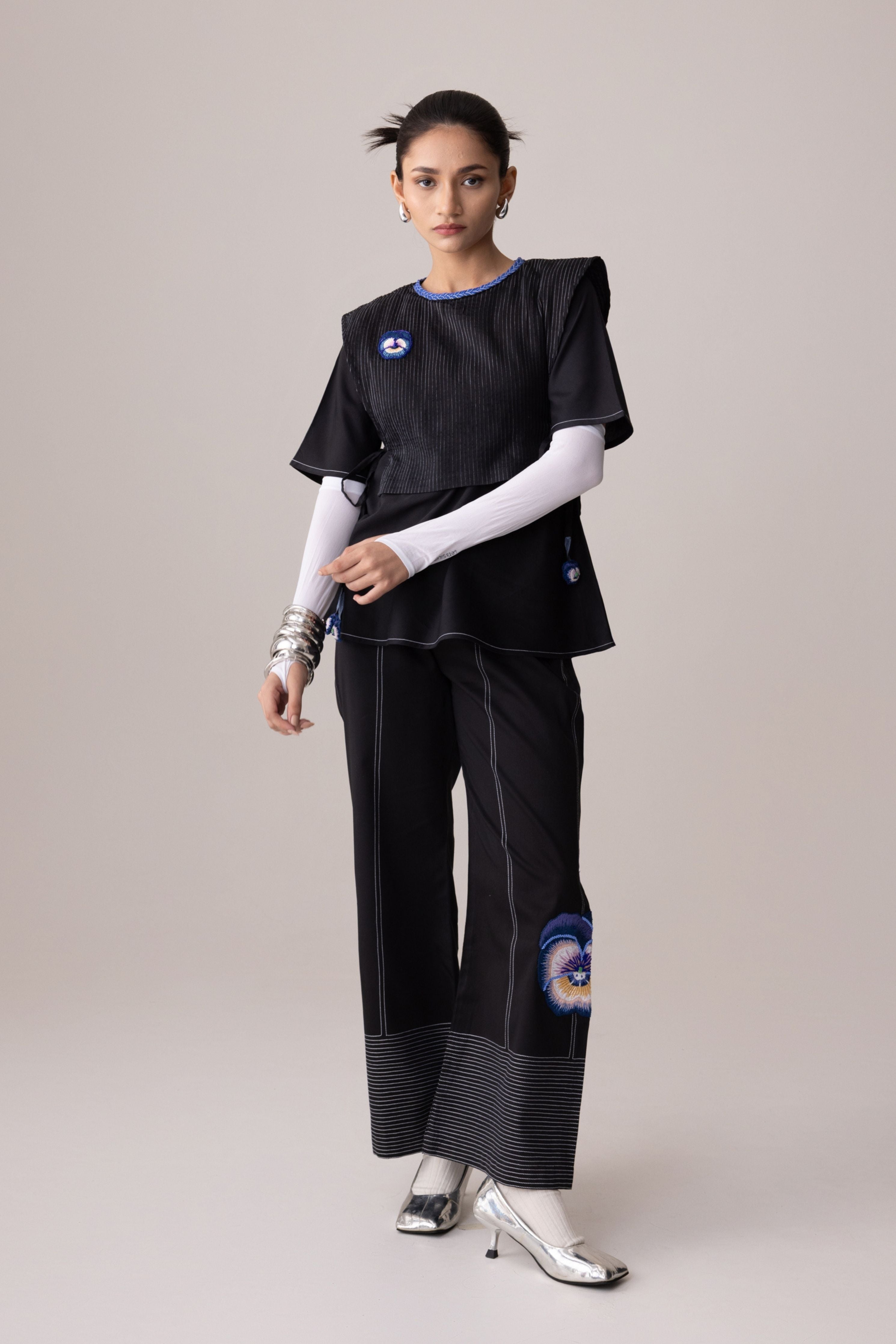 Black Pansy Pant