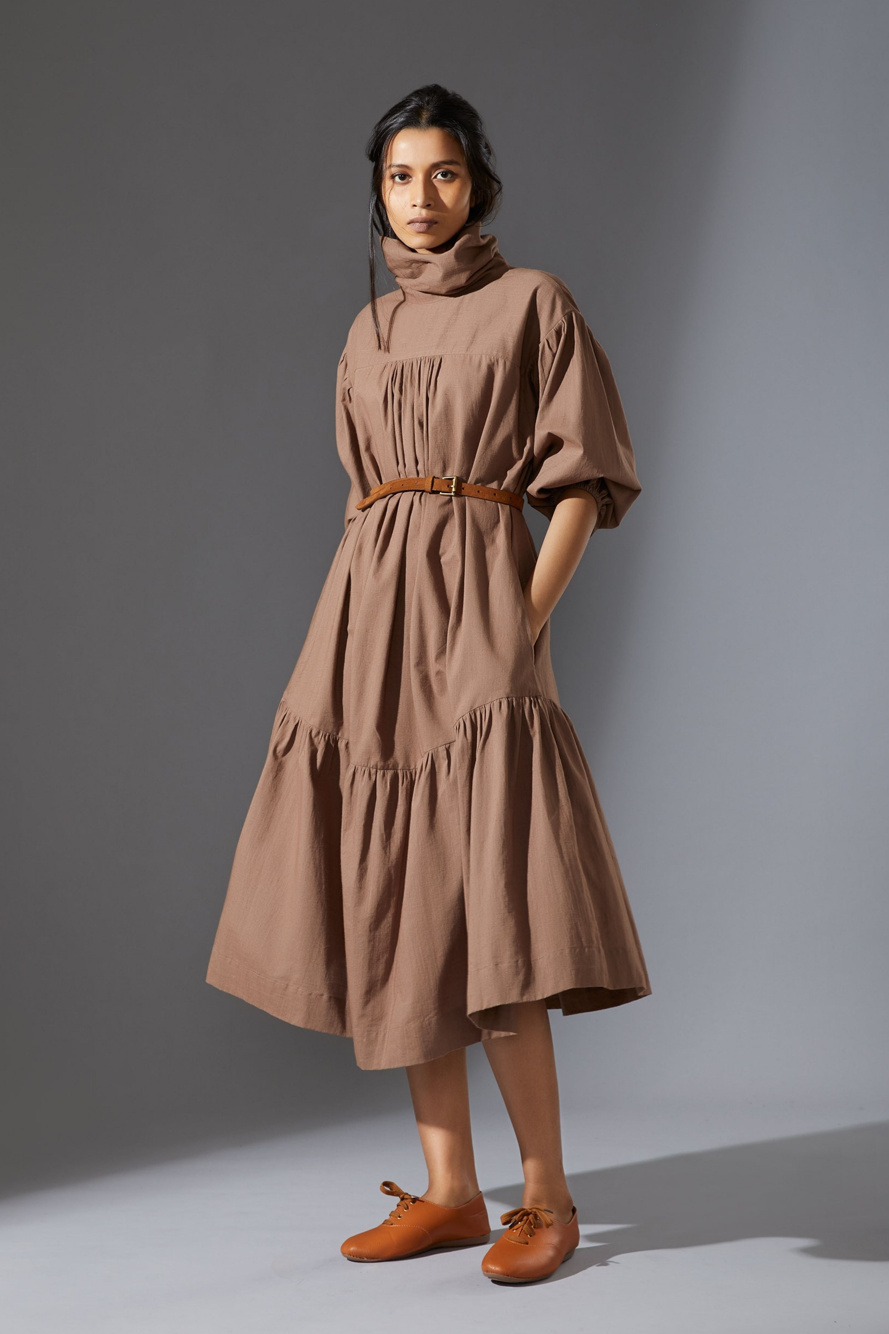 Mati New Praci Beige Dress
