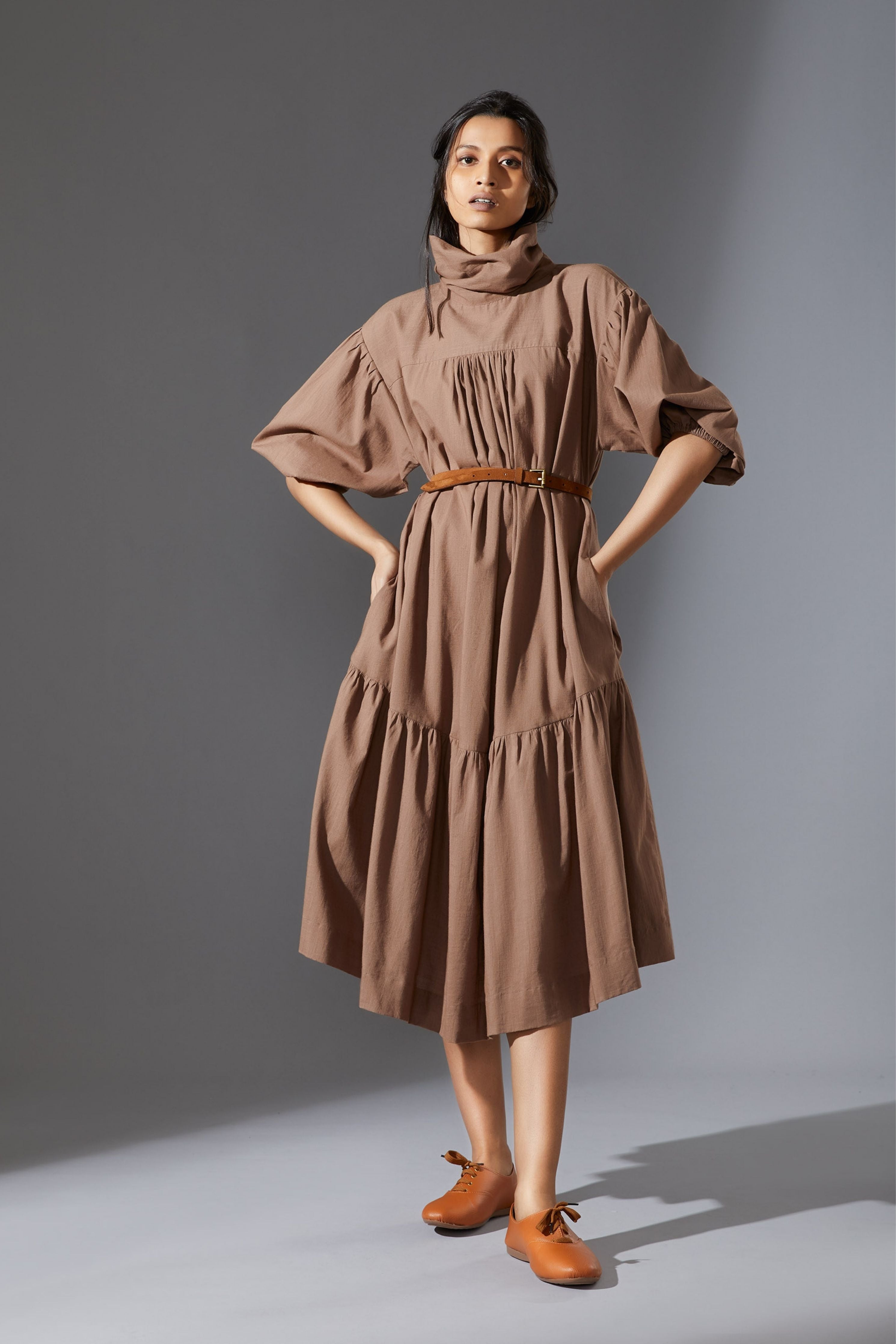 Mati New Praci Beige Dress