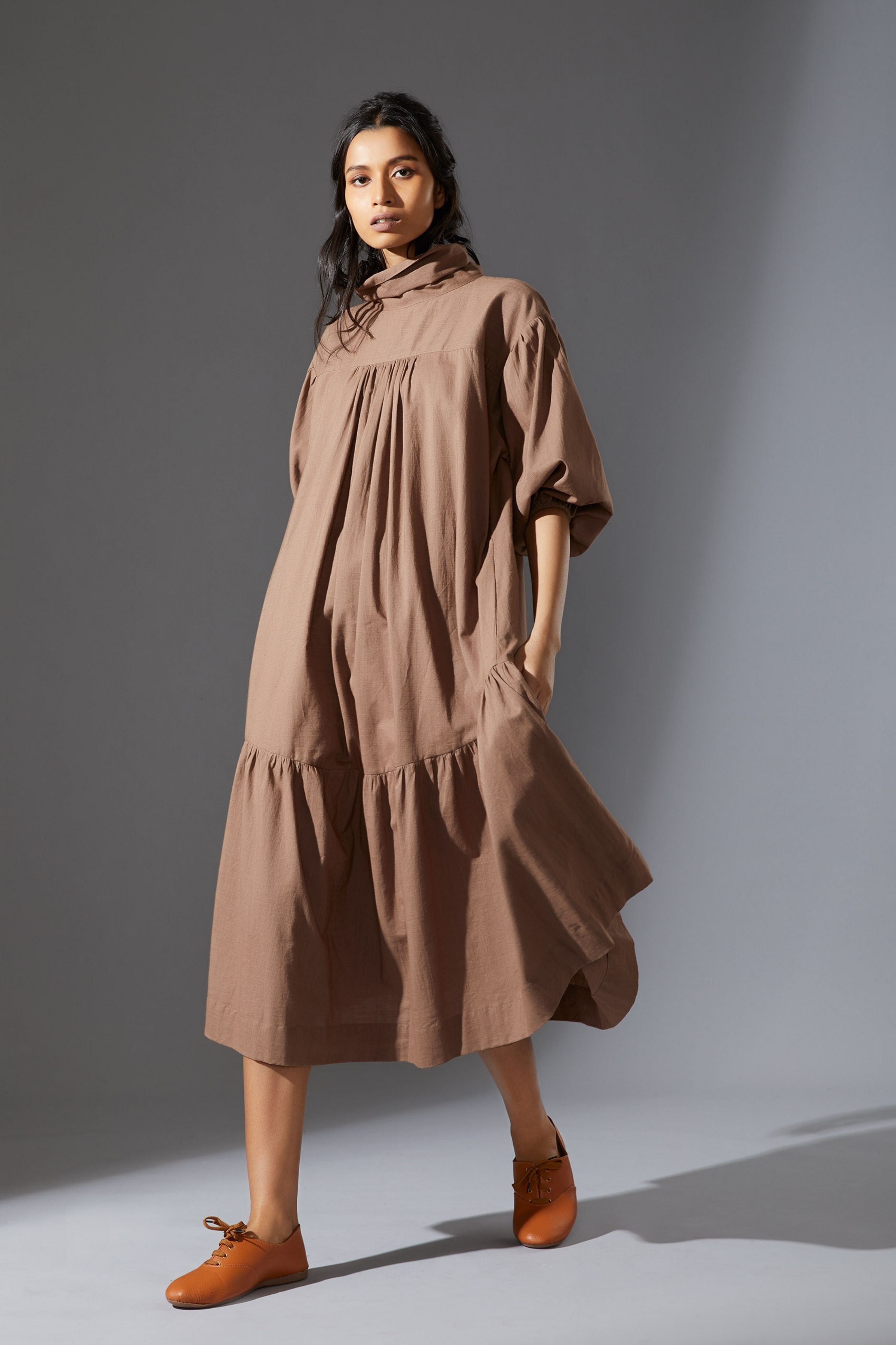 Mati New Praci Beige Dress