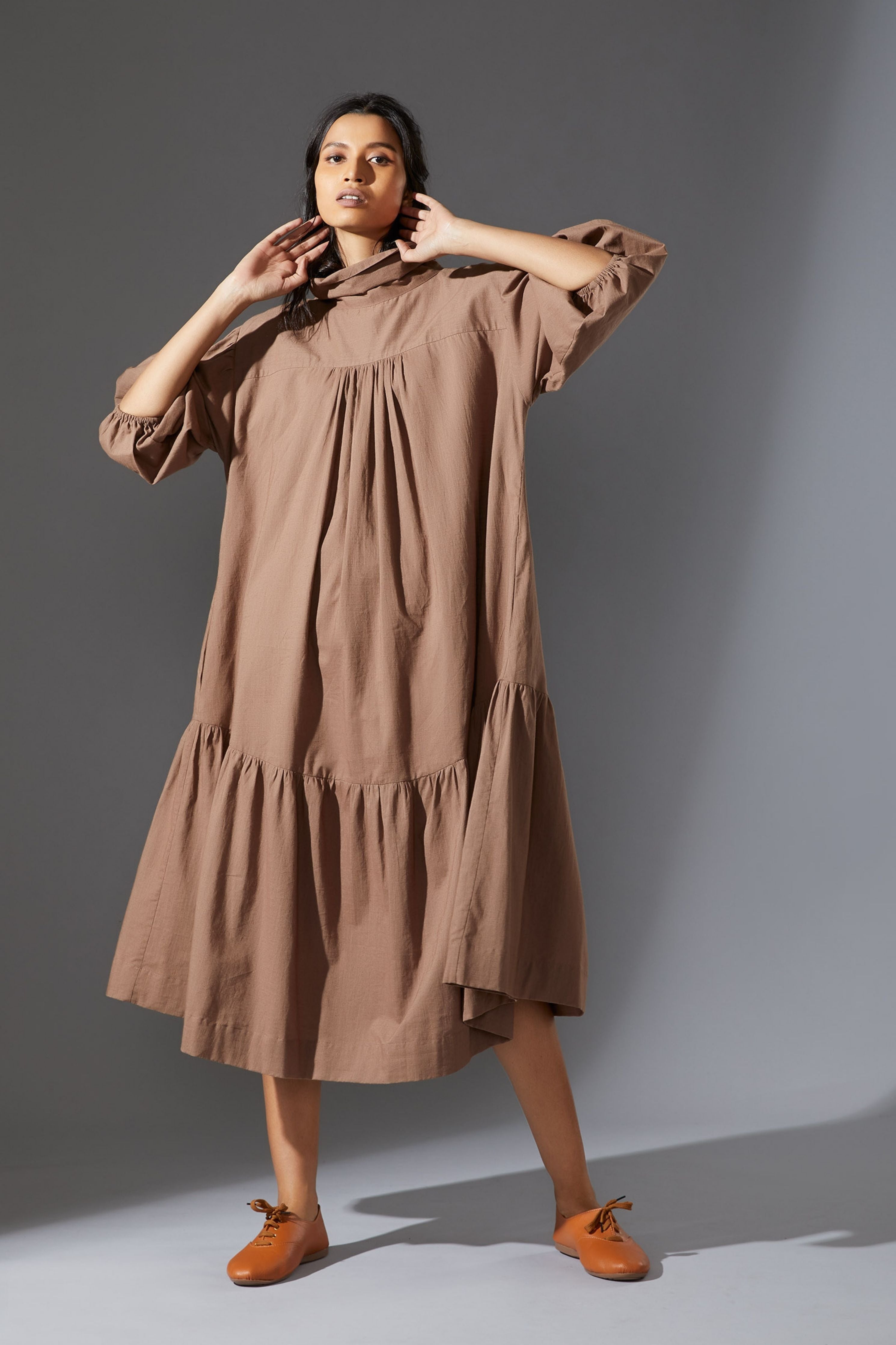 Mati New Praci Beige Dress