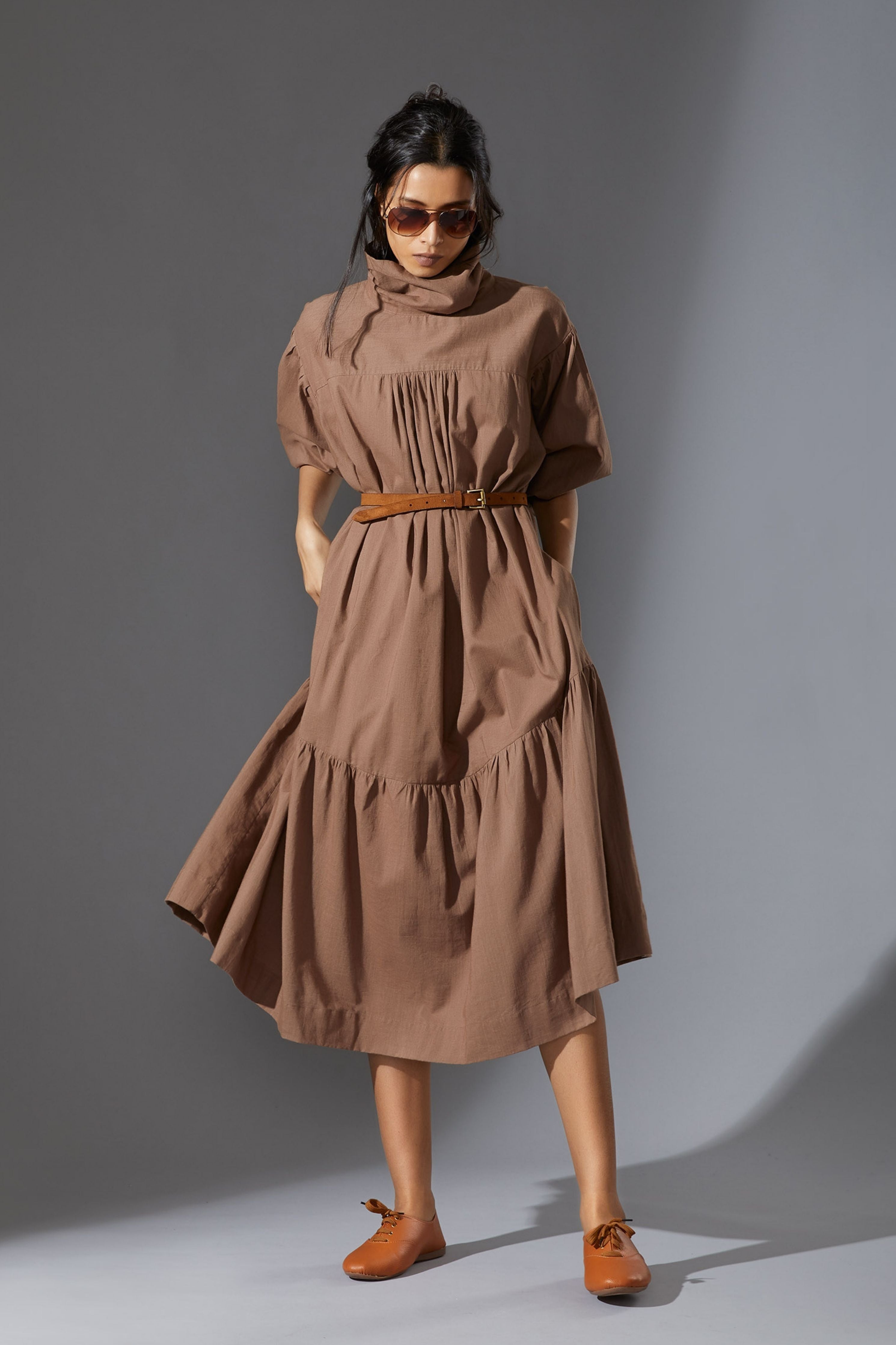 Mati New Praci Beige Dress