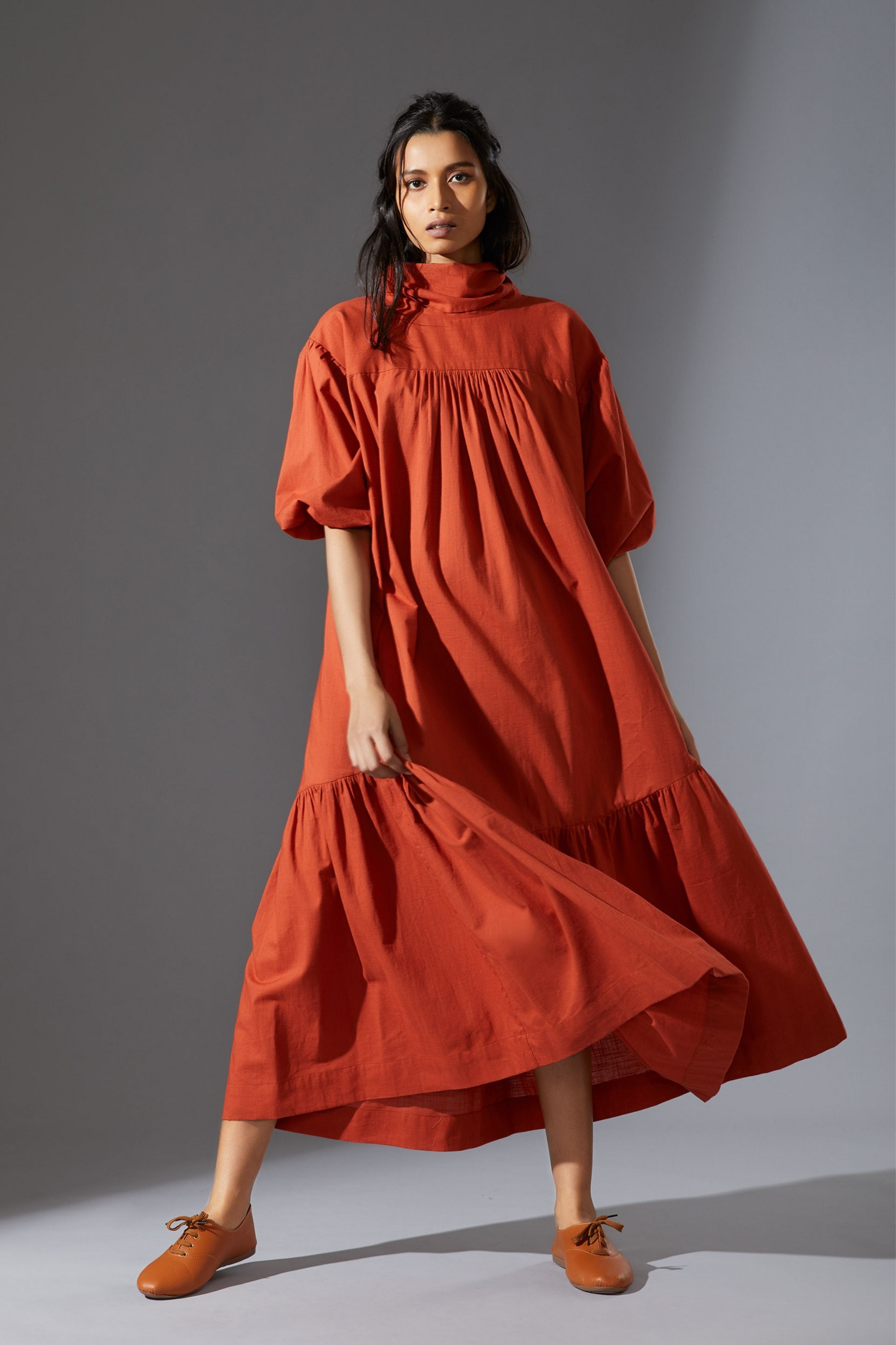 Mati New Praci Rust Dress