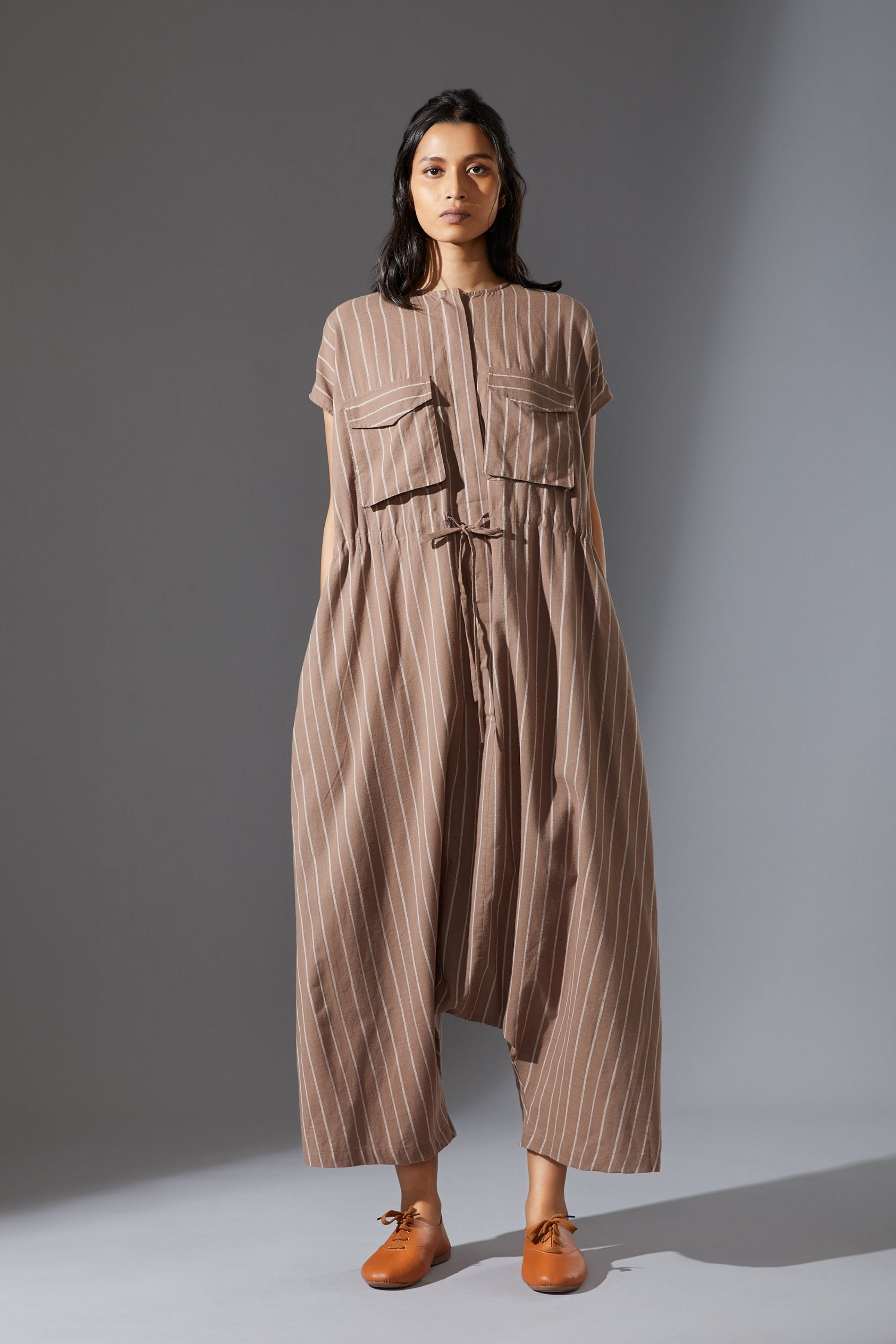 Mati Safari Beige Jumpsuit