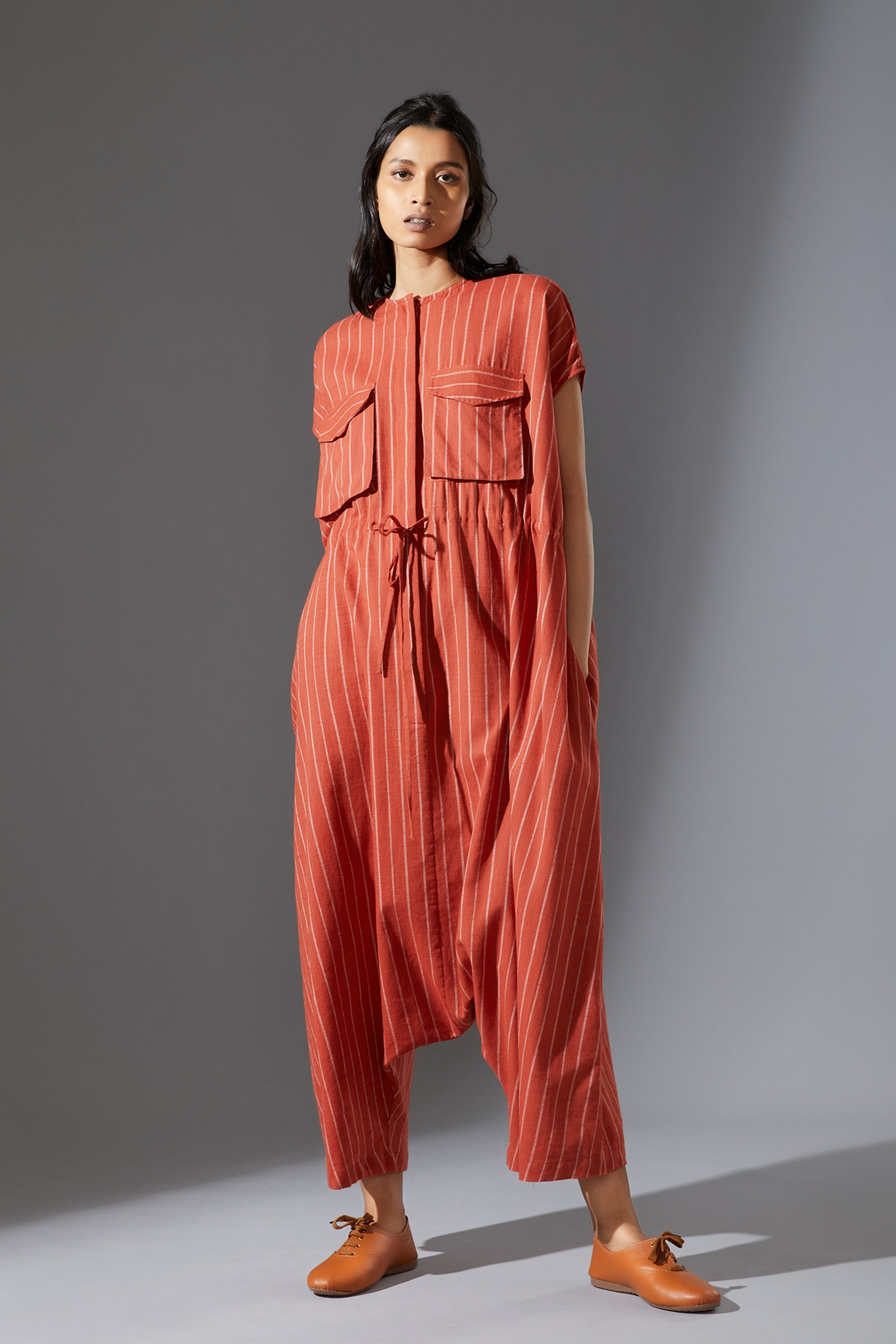 Mati Safari Rust Jumpsuit
