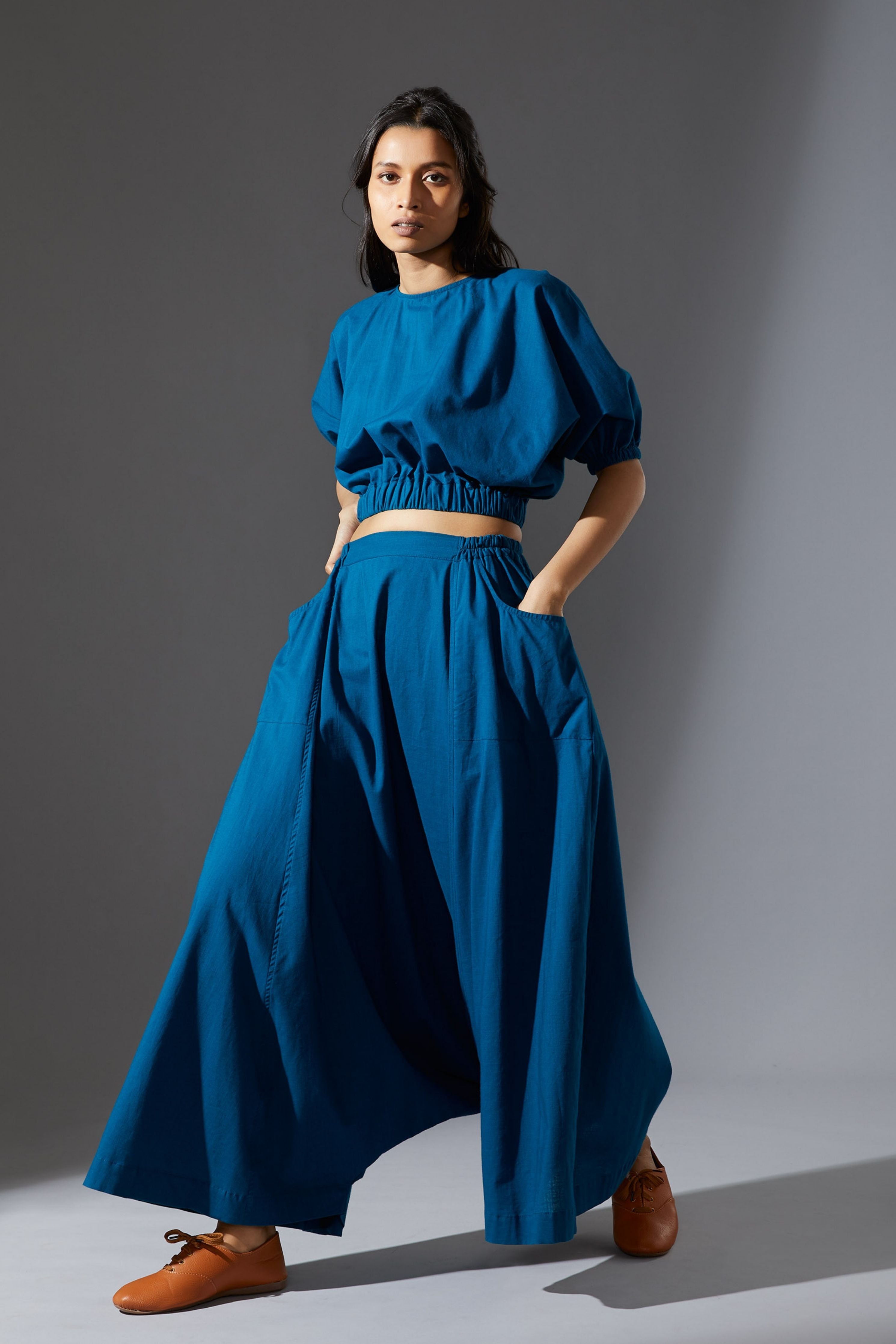 Mati Sphara Blue Set with Pants