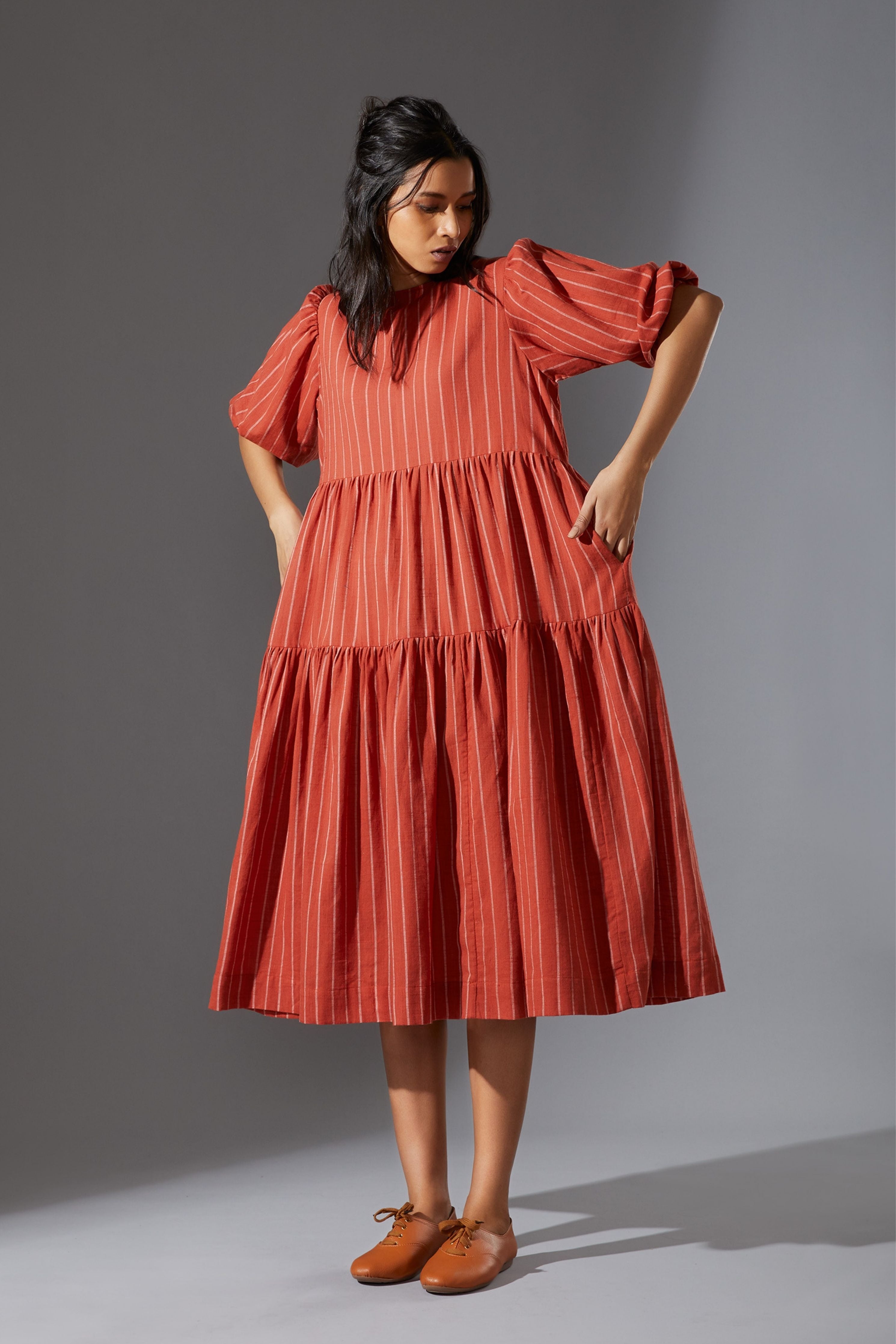 Mati Vasara Rust Dress