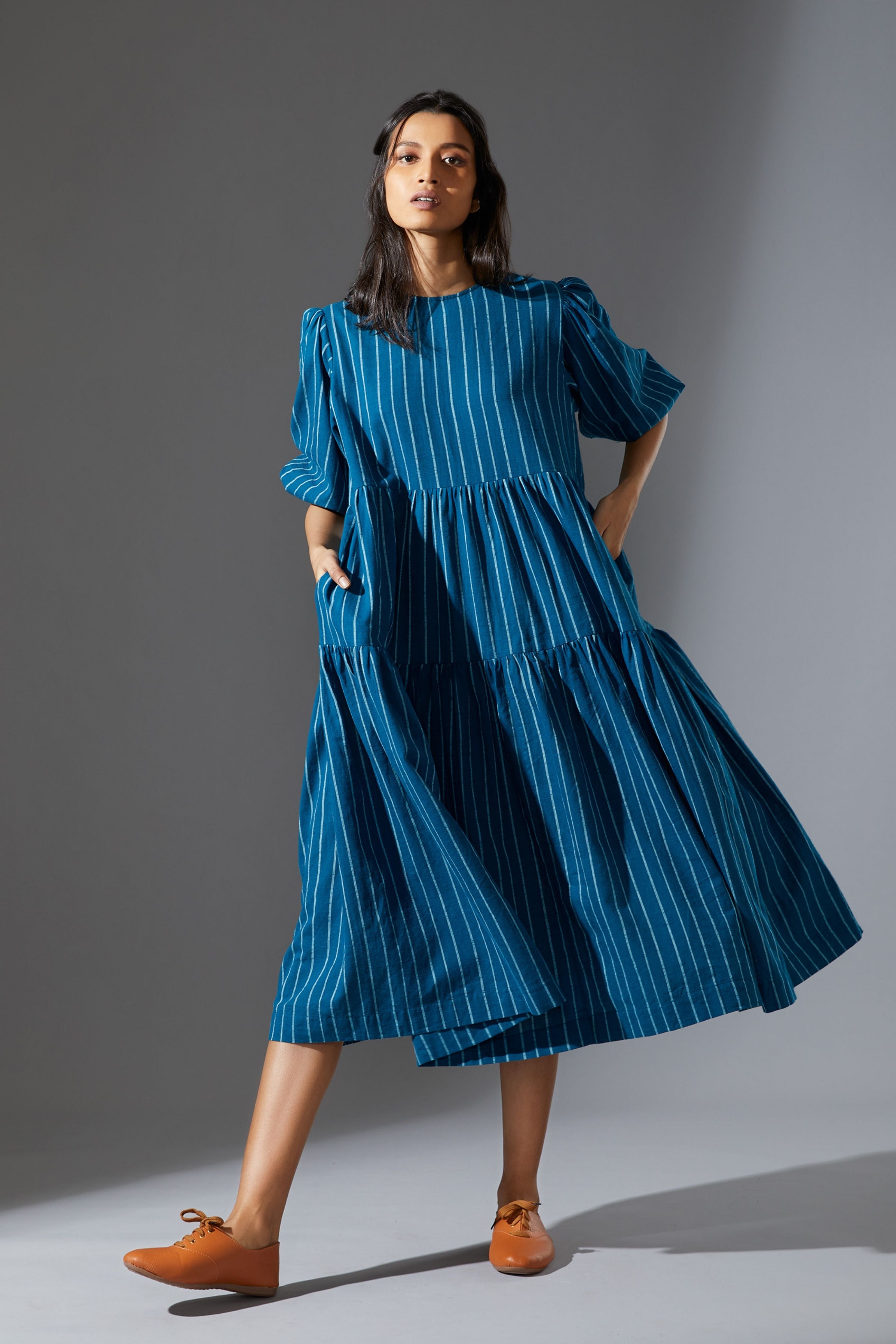 Mati Vasara Teal Blue Dress