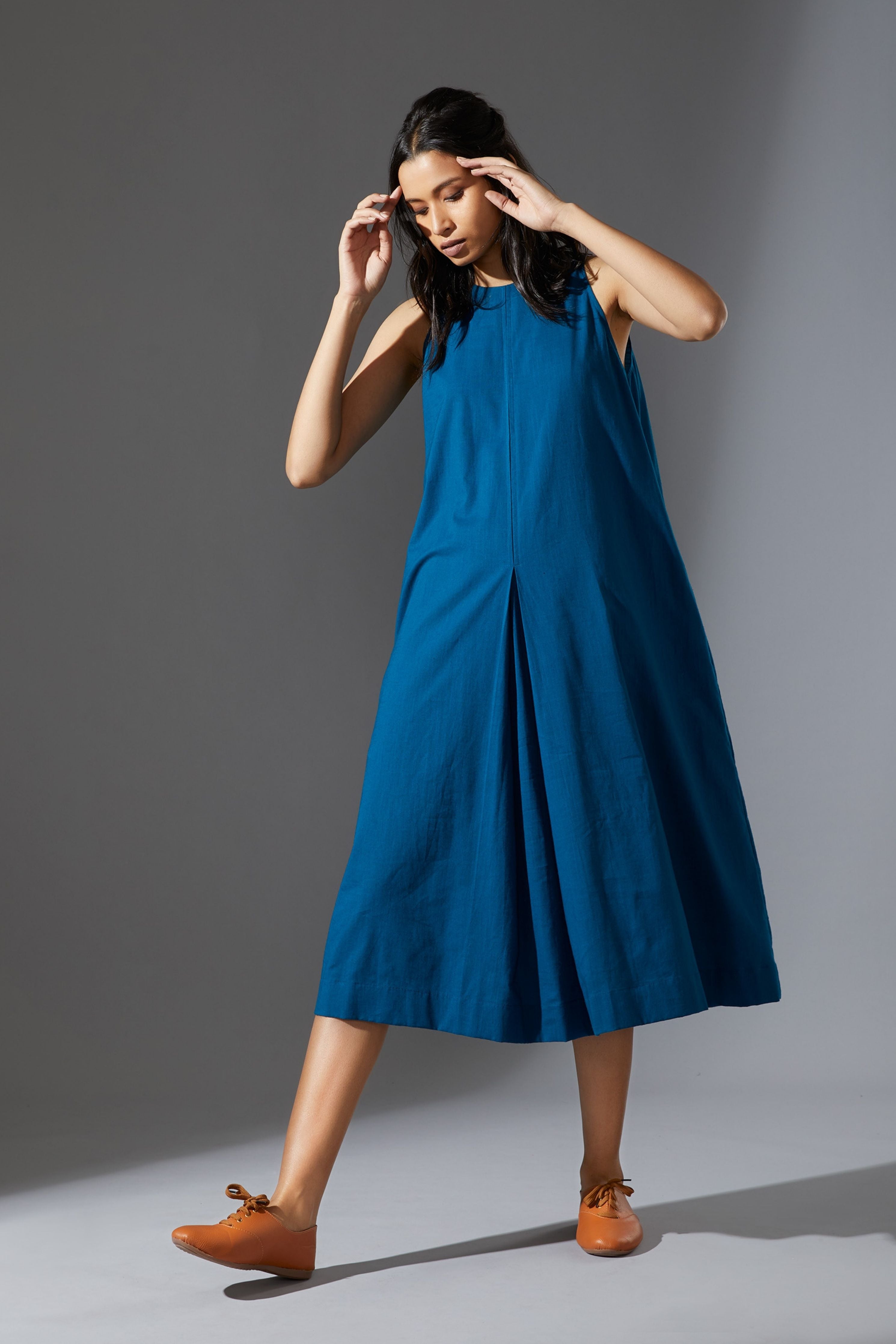 Mati Vita Aakaar Blue Dress