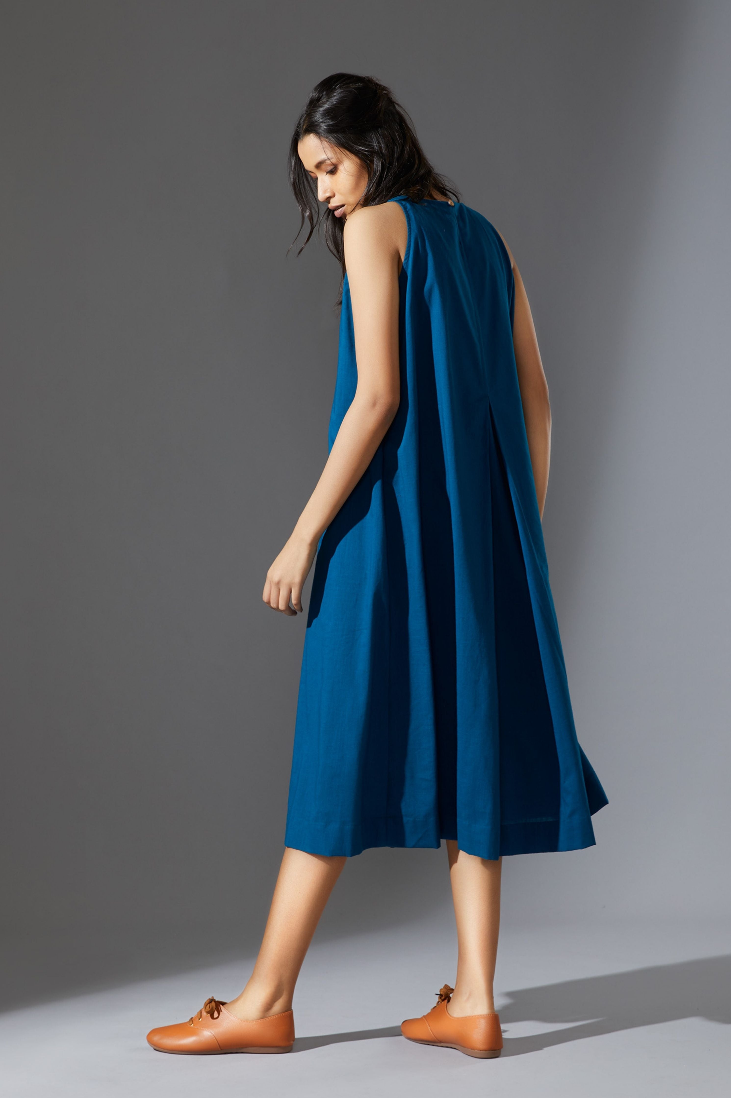 Mati Vita Aakaar Blue Dress