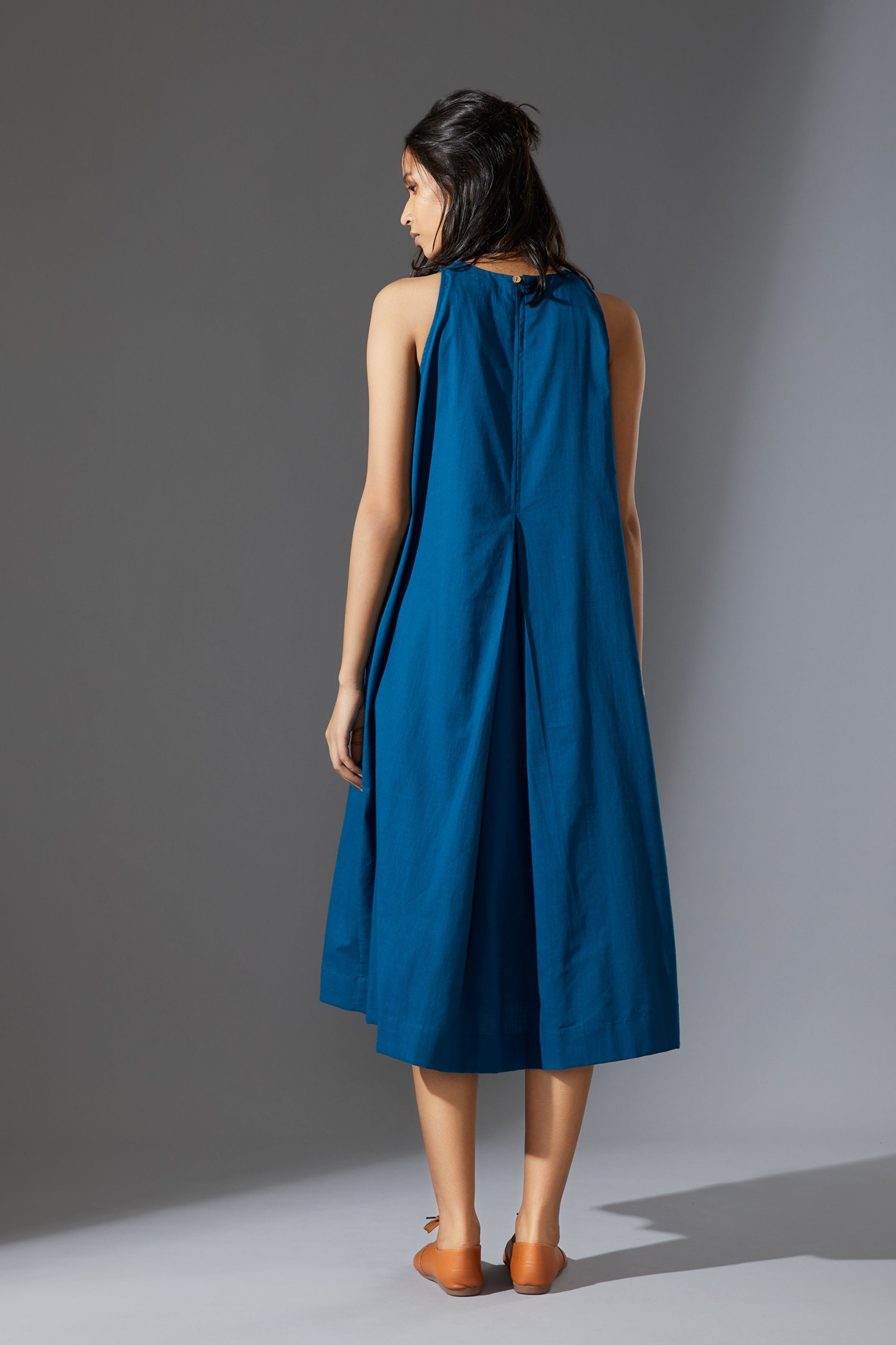 Mati Vita Aakaar Blue Dress