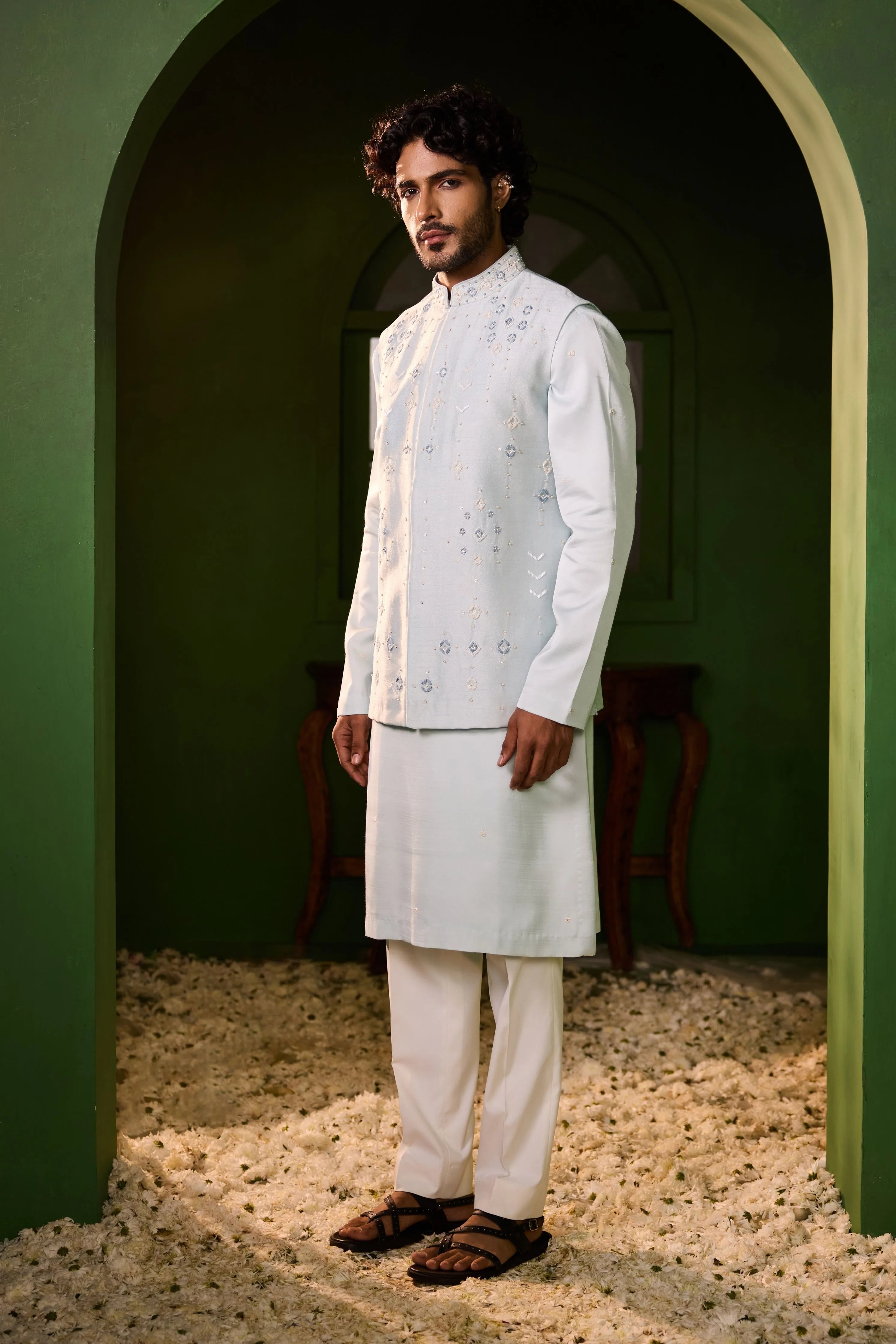 Chandrakamal Nehru Jacket Set