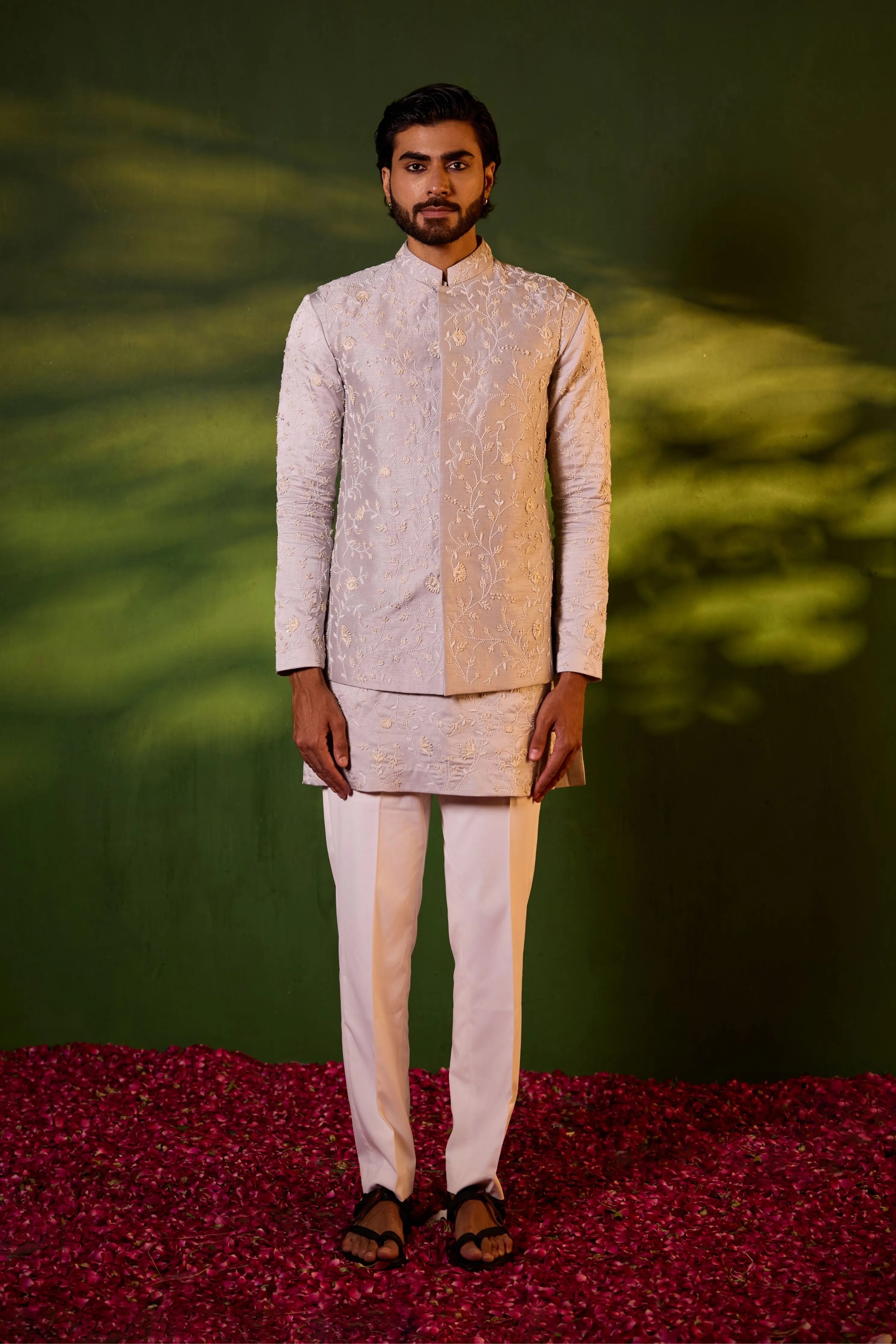 Jayesh Nehru Jacket Set