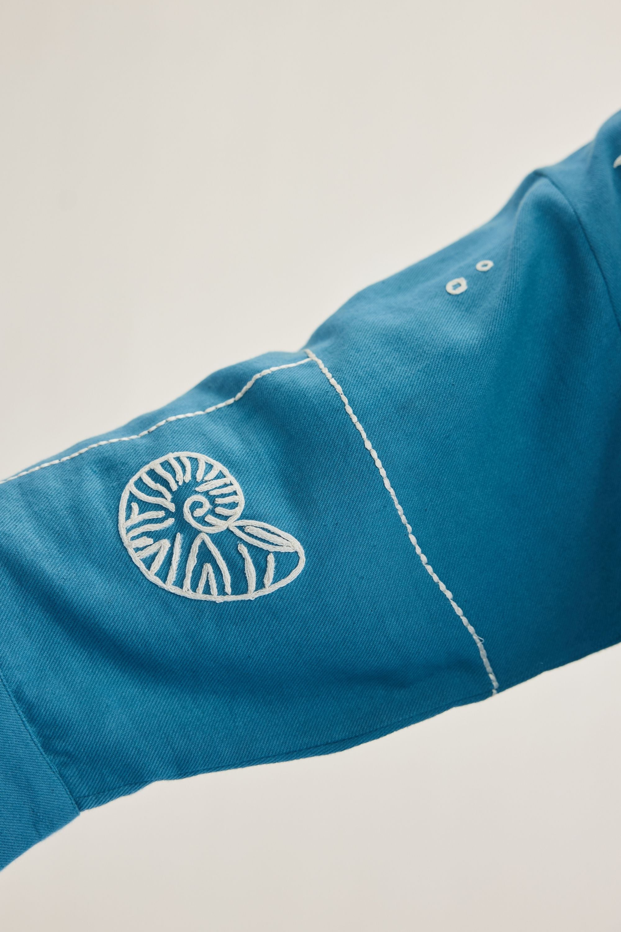 Sea Handwoven Twill Shirt