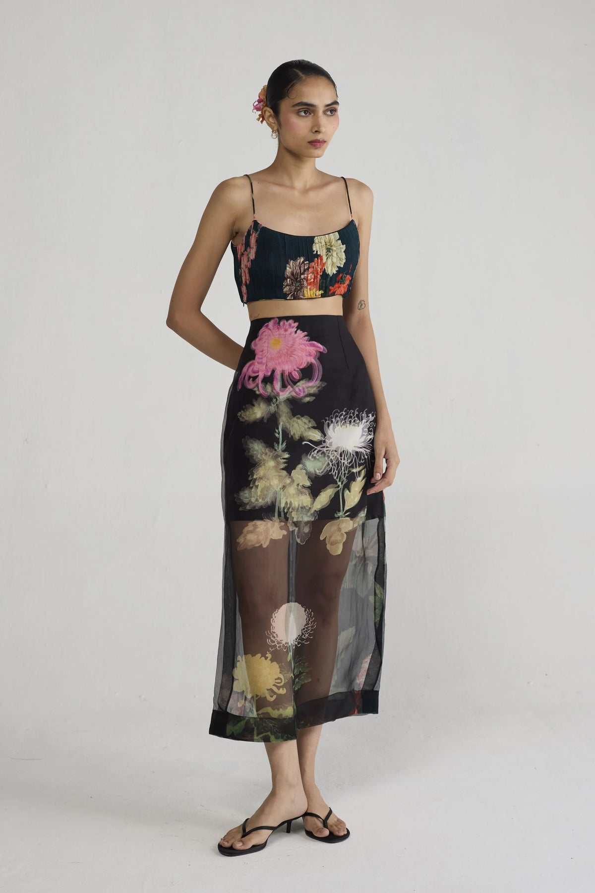 Minori Bralette & Organza Skirt Set