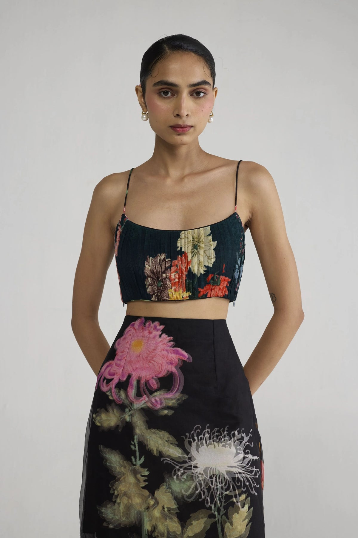 Minori Bralette & Organza Skirt Set