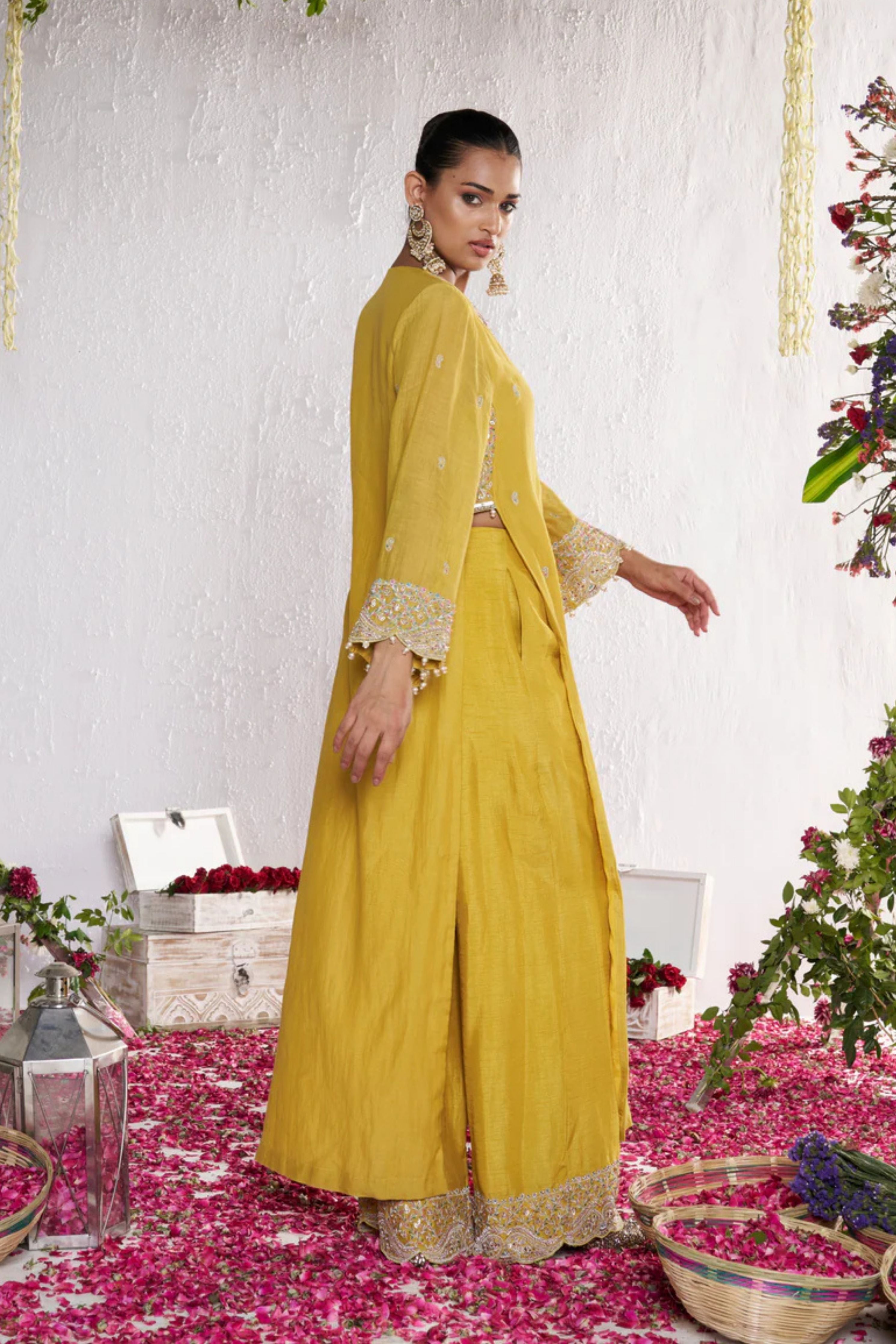 Mustard Yellow Kurta Set