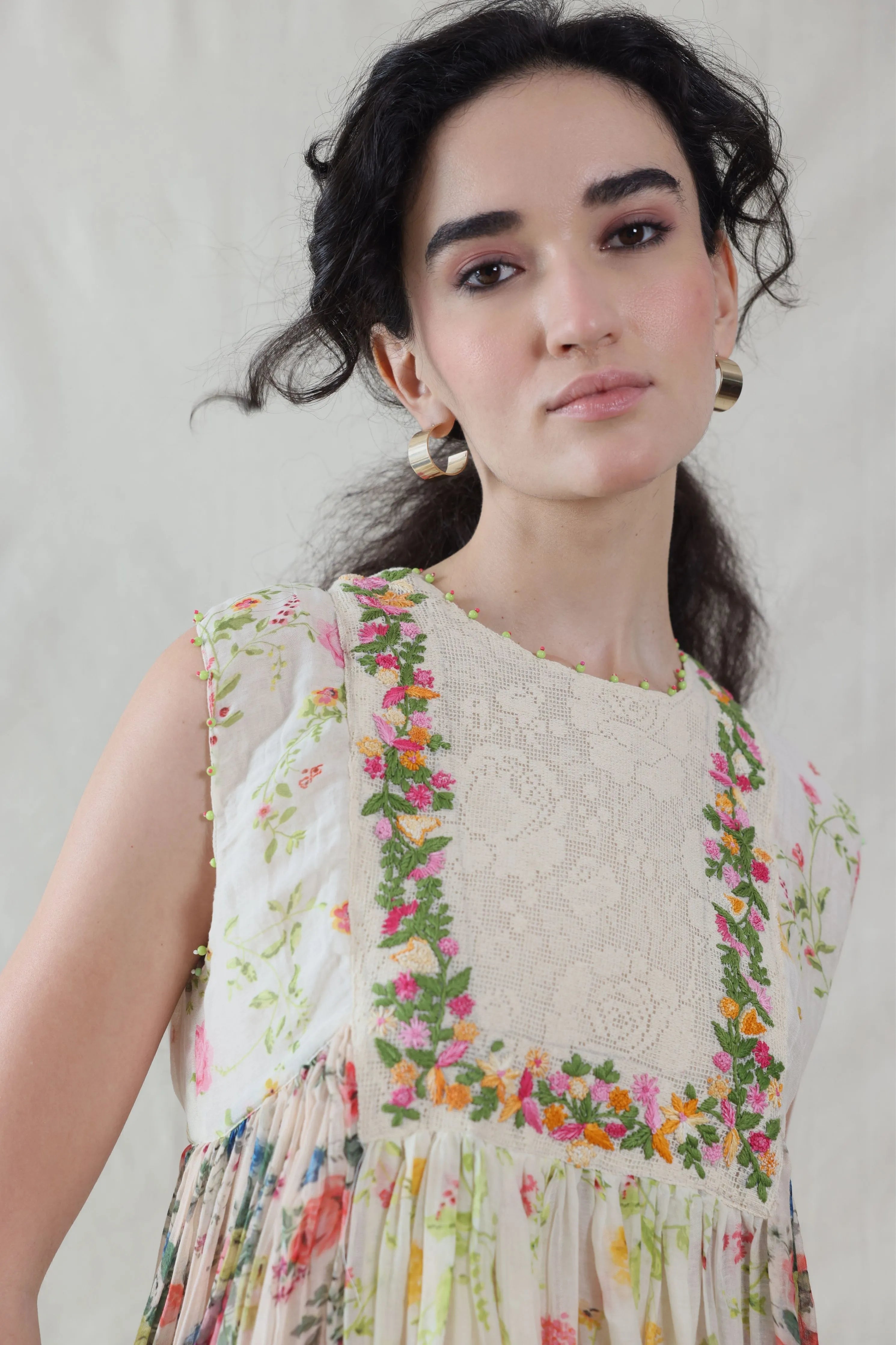 Hand Woven Cotton Silk Dress