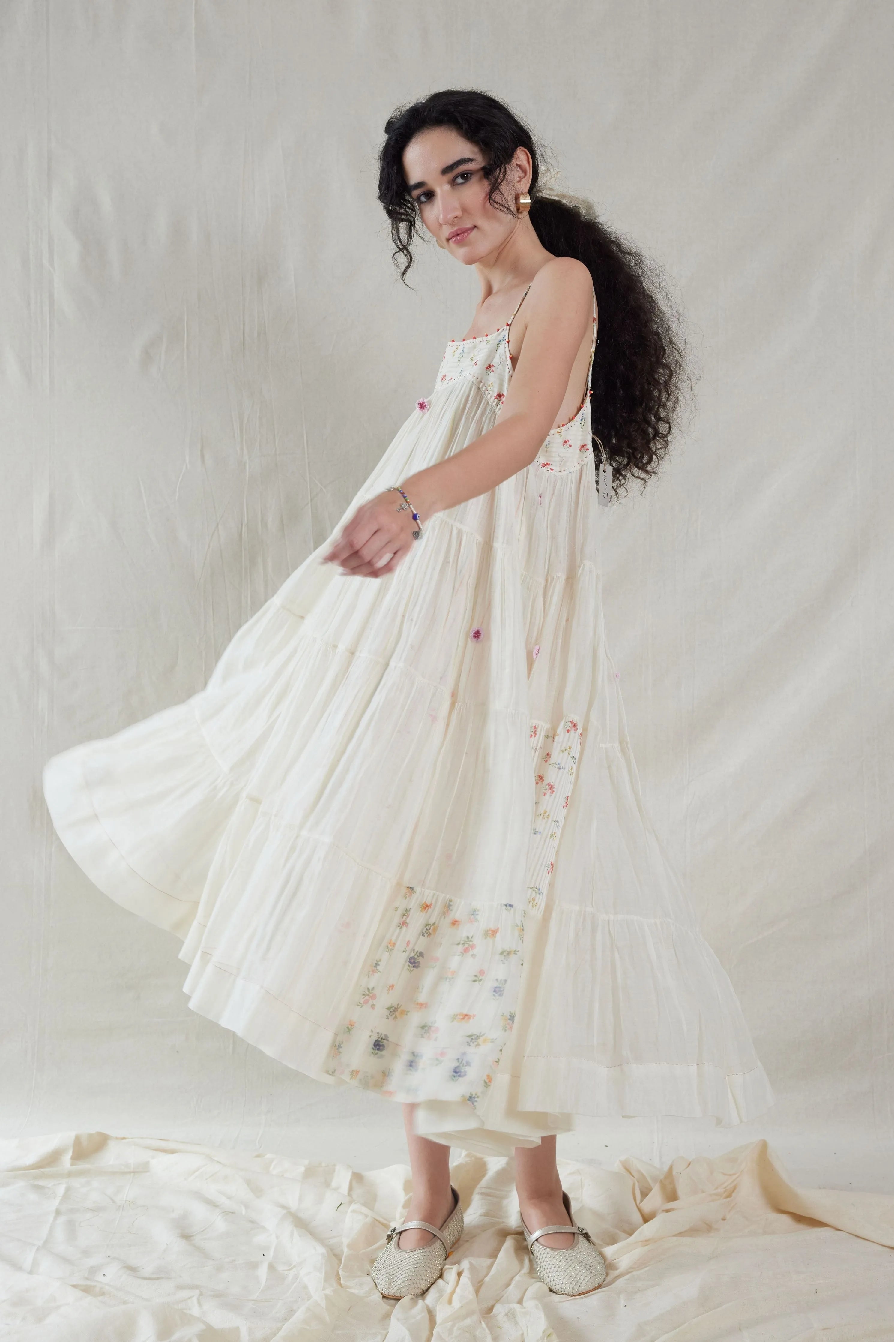 Hand Woven Cotton Silk Dress