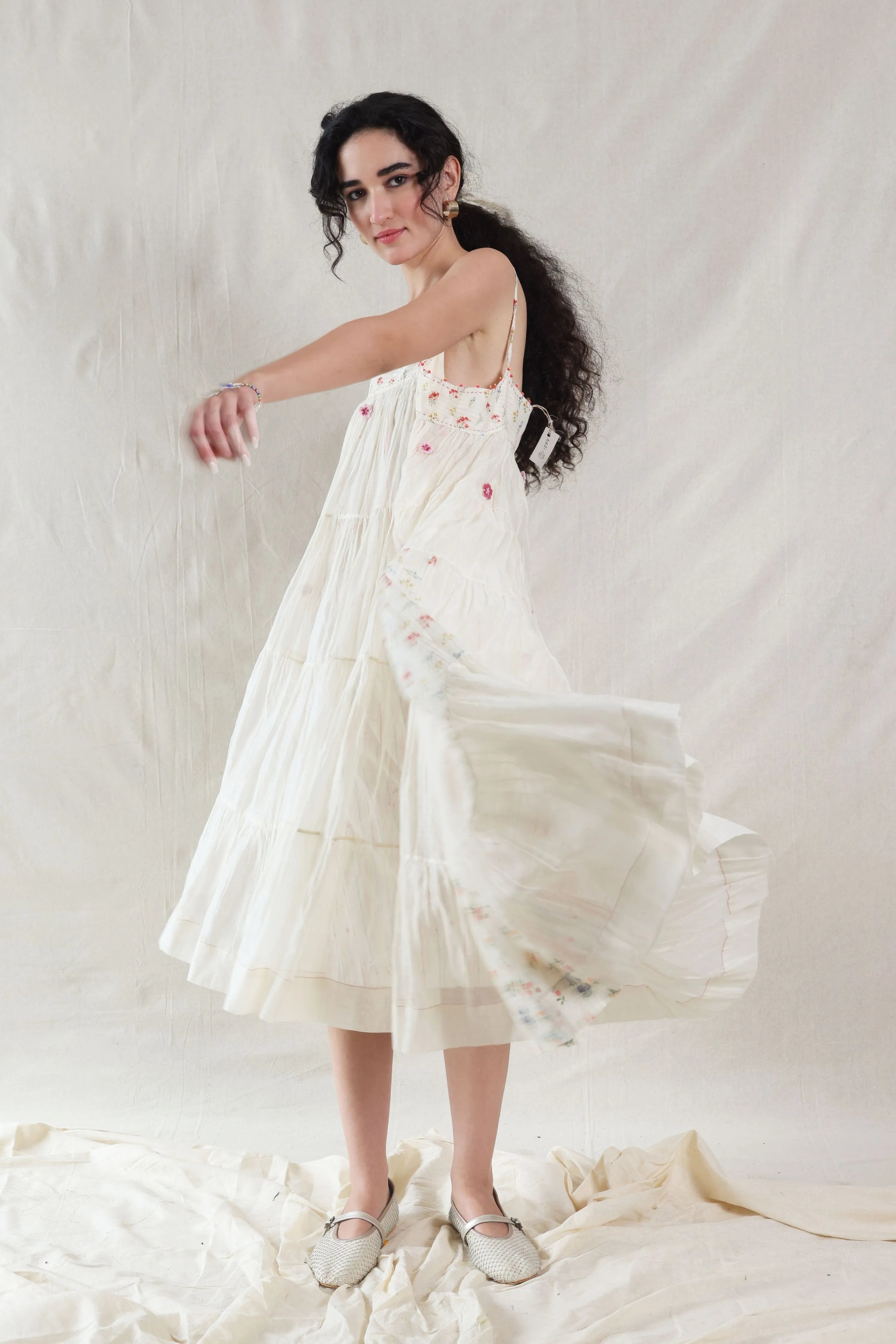 Hand Woven Cotton Silk Dress