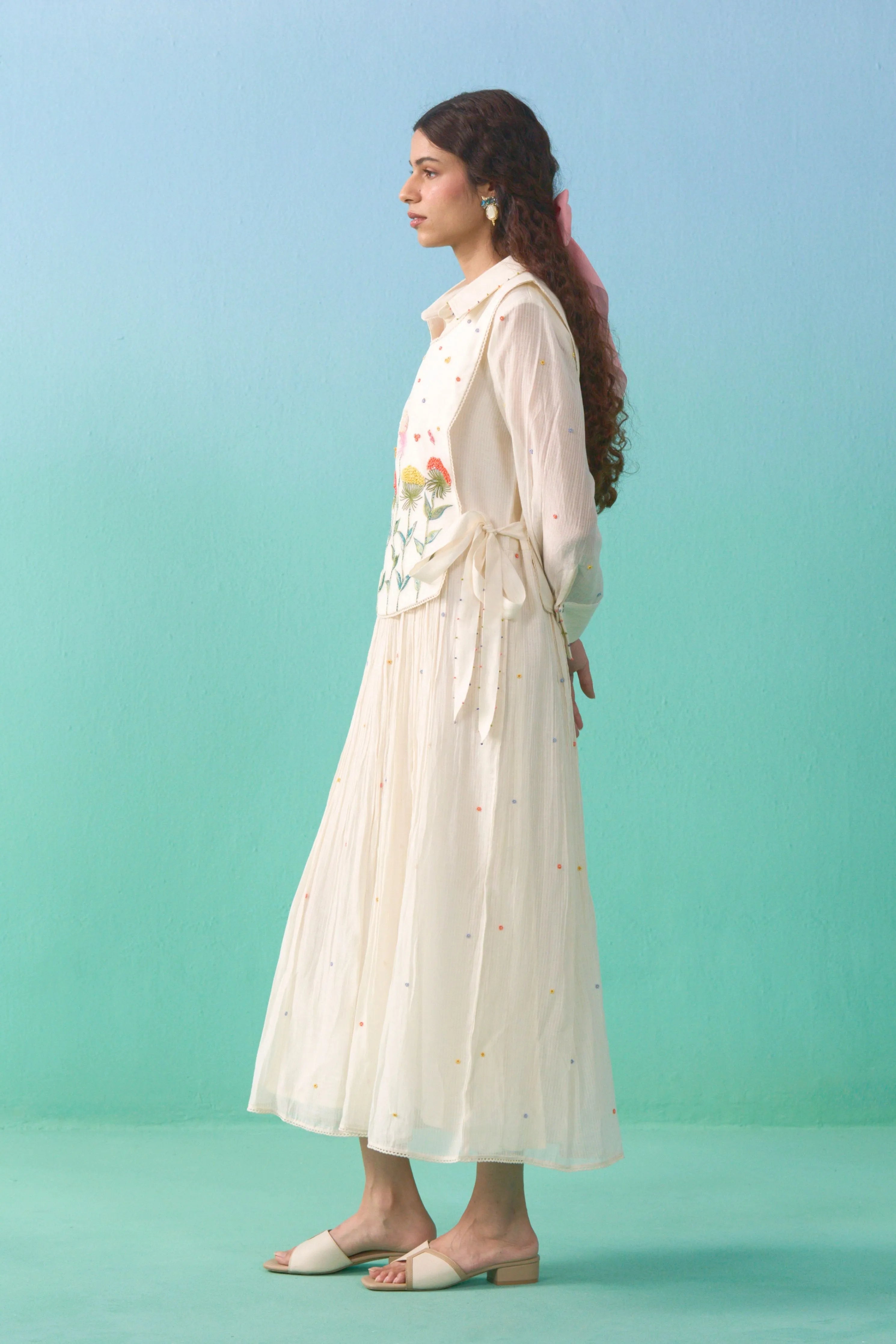 Fluer Bib Dress