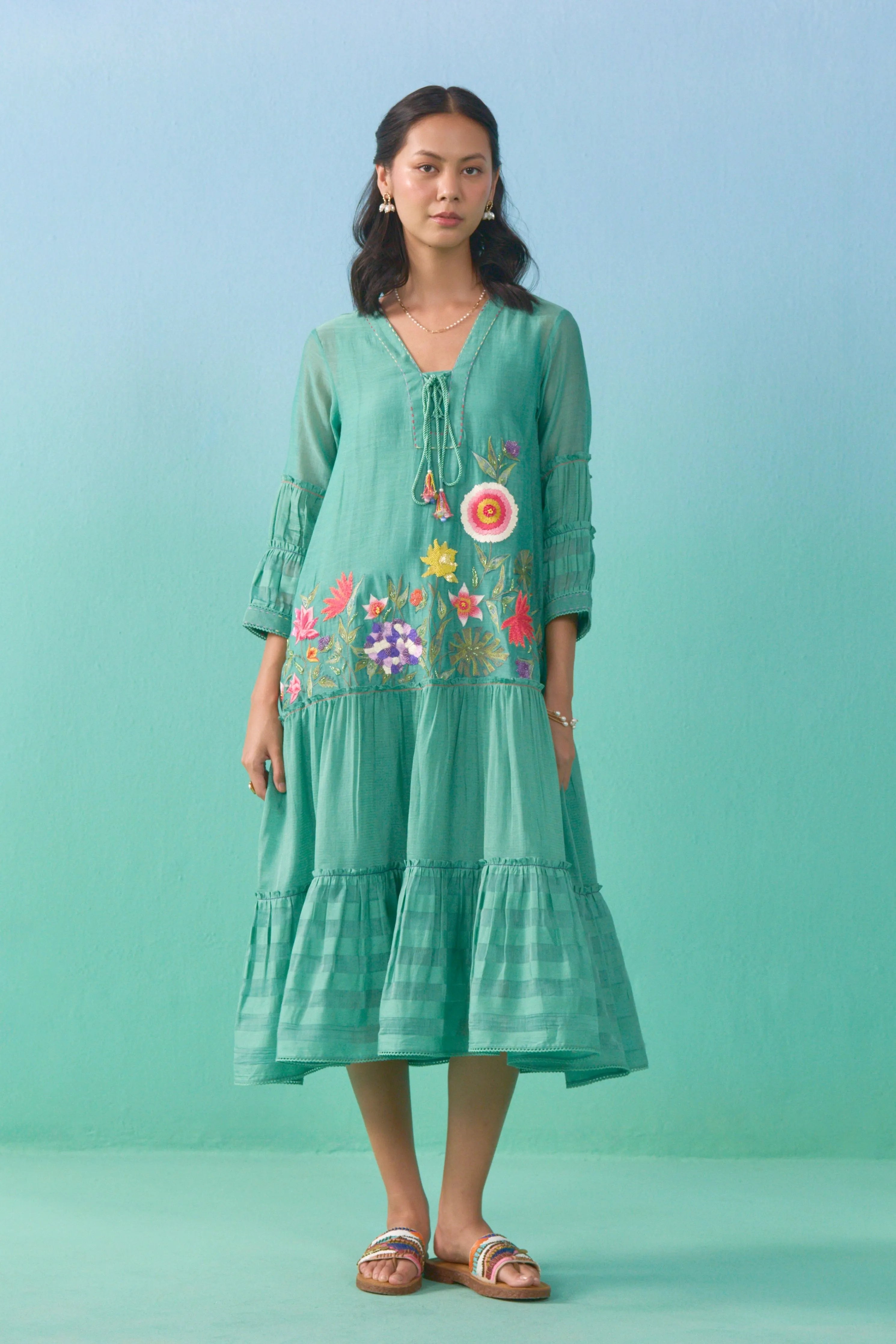Matcha Lailah Flared Dress