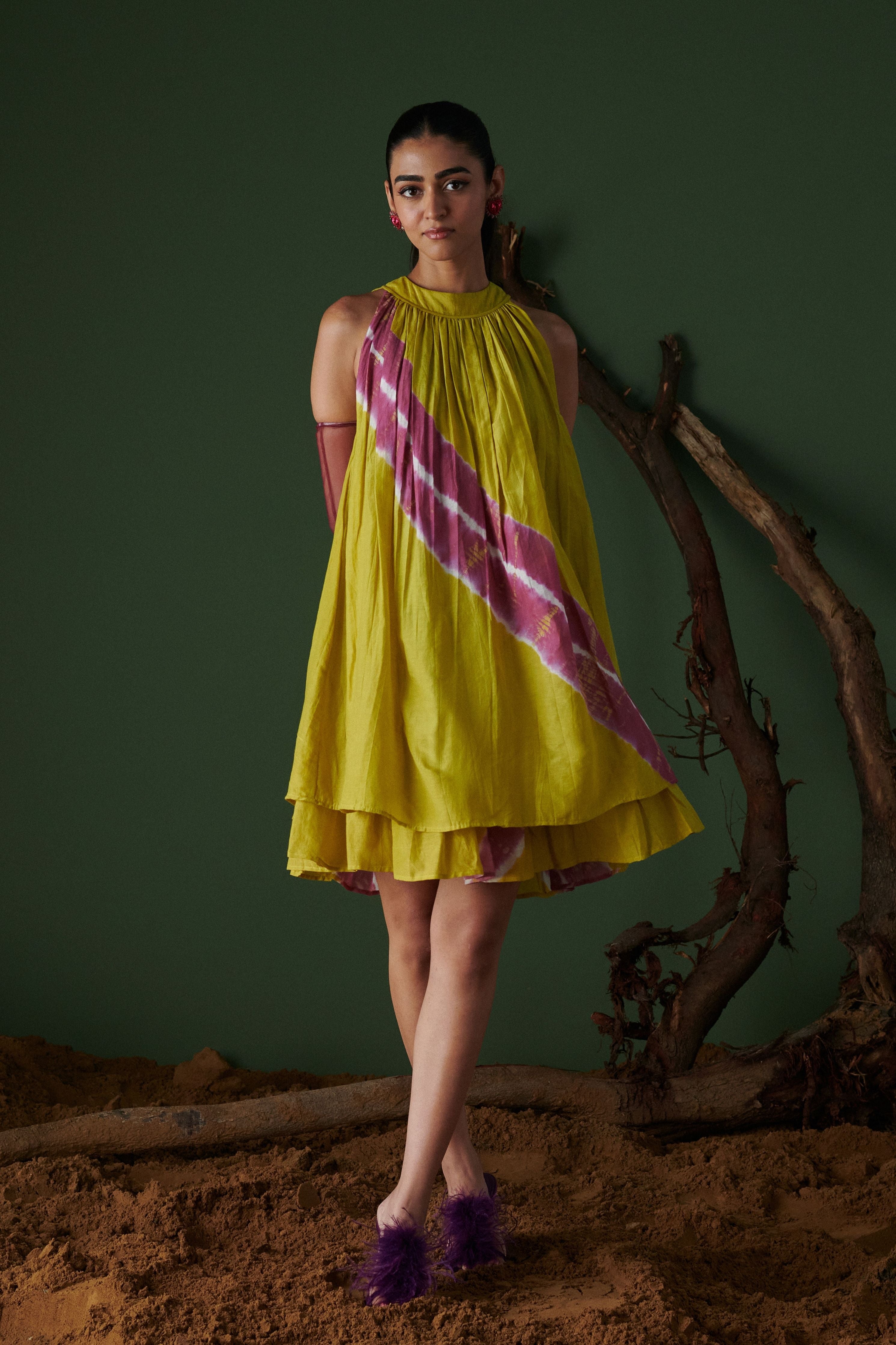 Nimbu Twist Dress