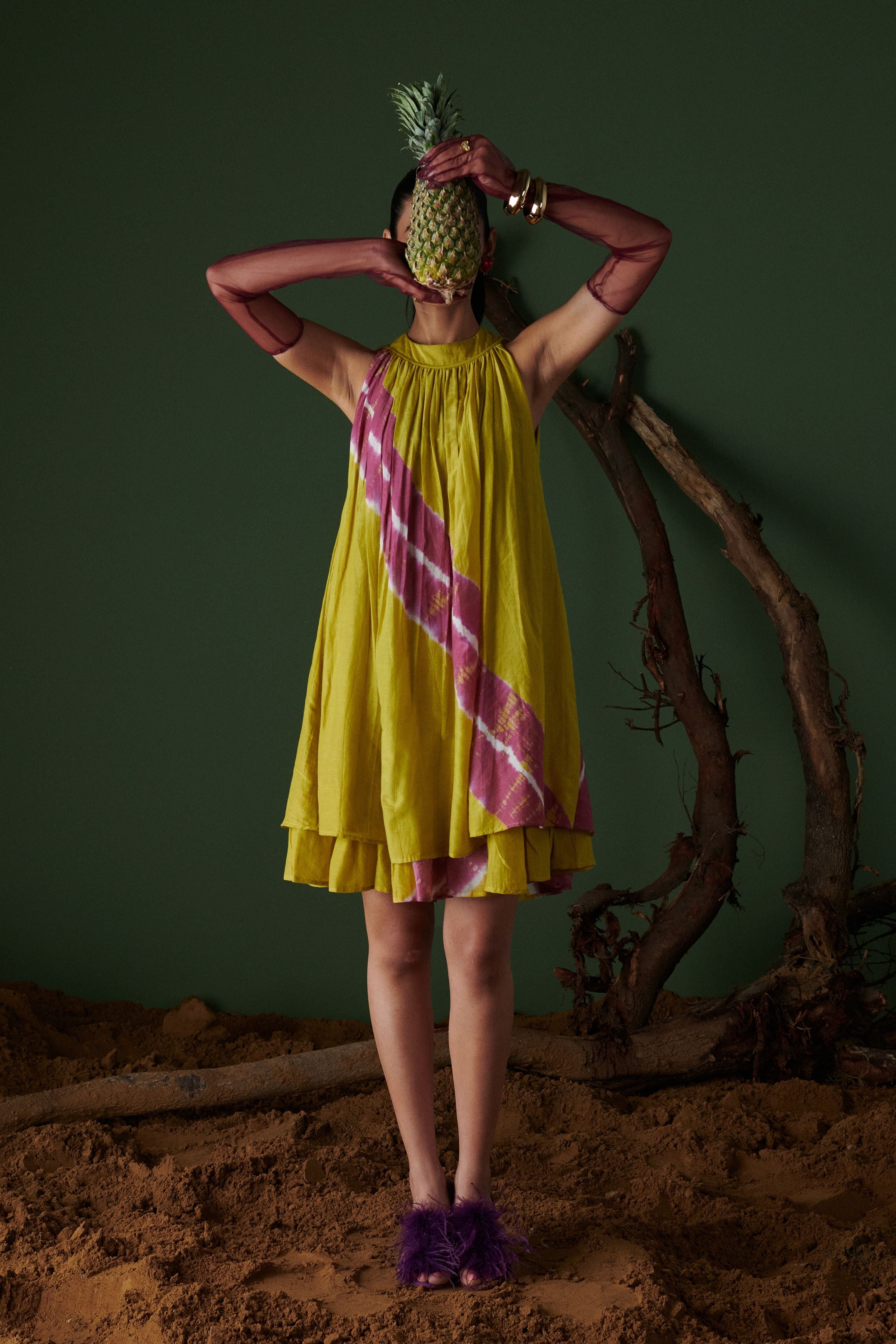 Nimbu Twist Dress