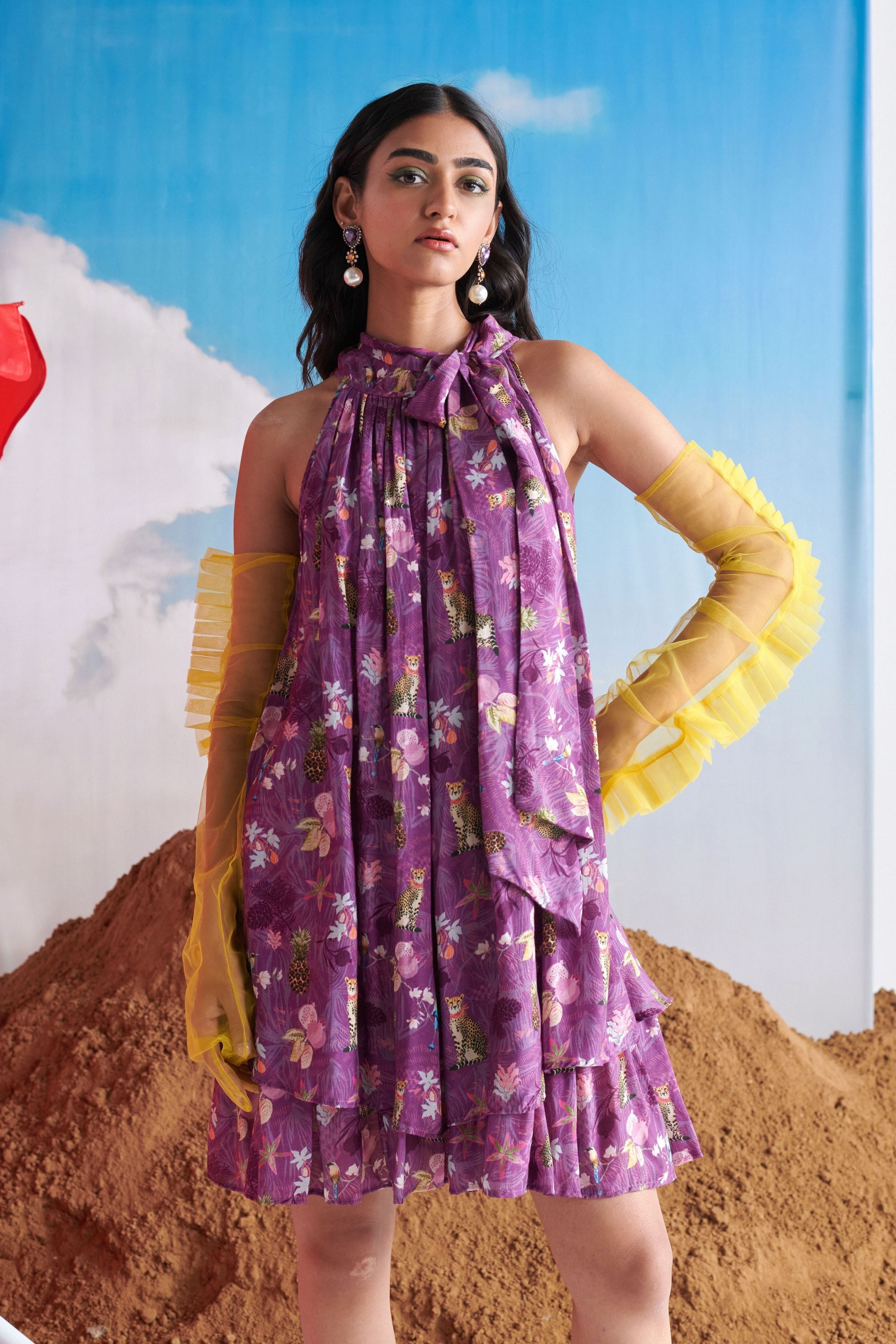 Tropical Banta Dress