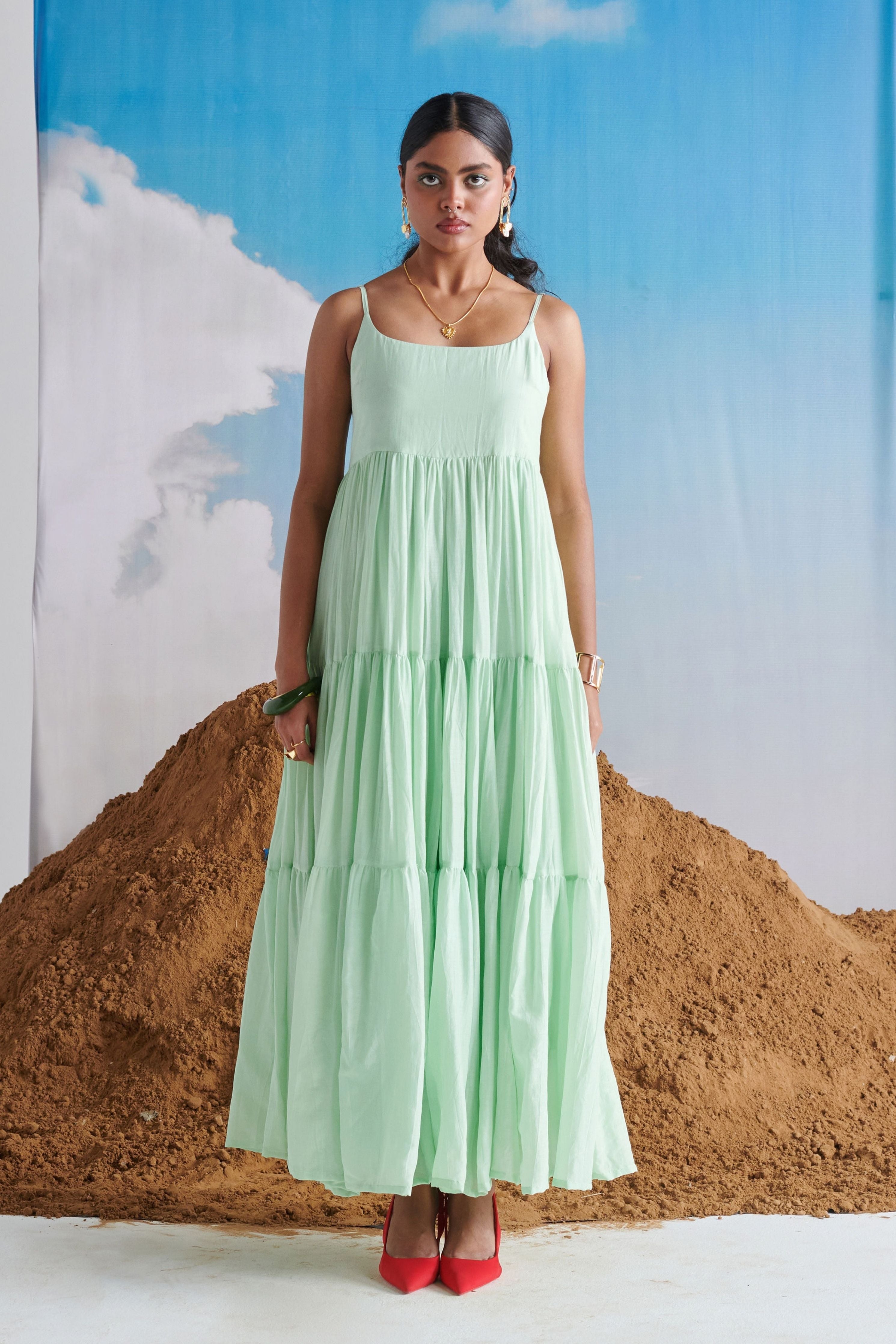 Minty Mehfil Dress