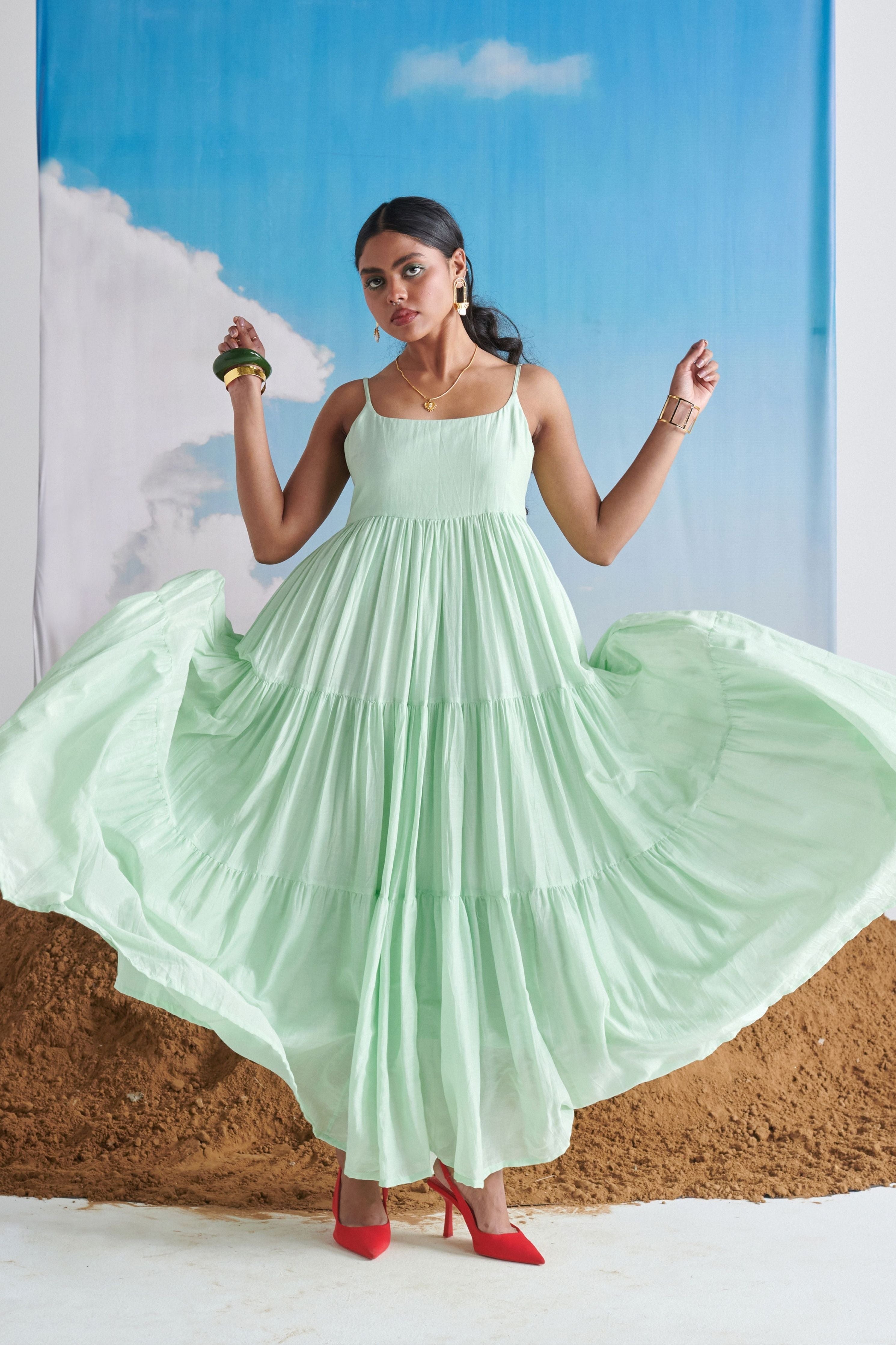 Minty Mehfil Dress
