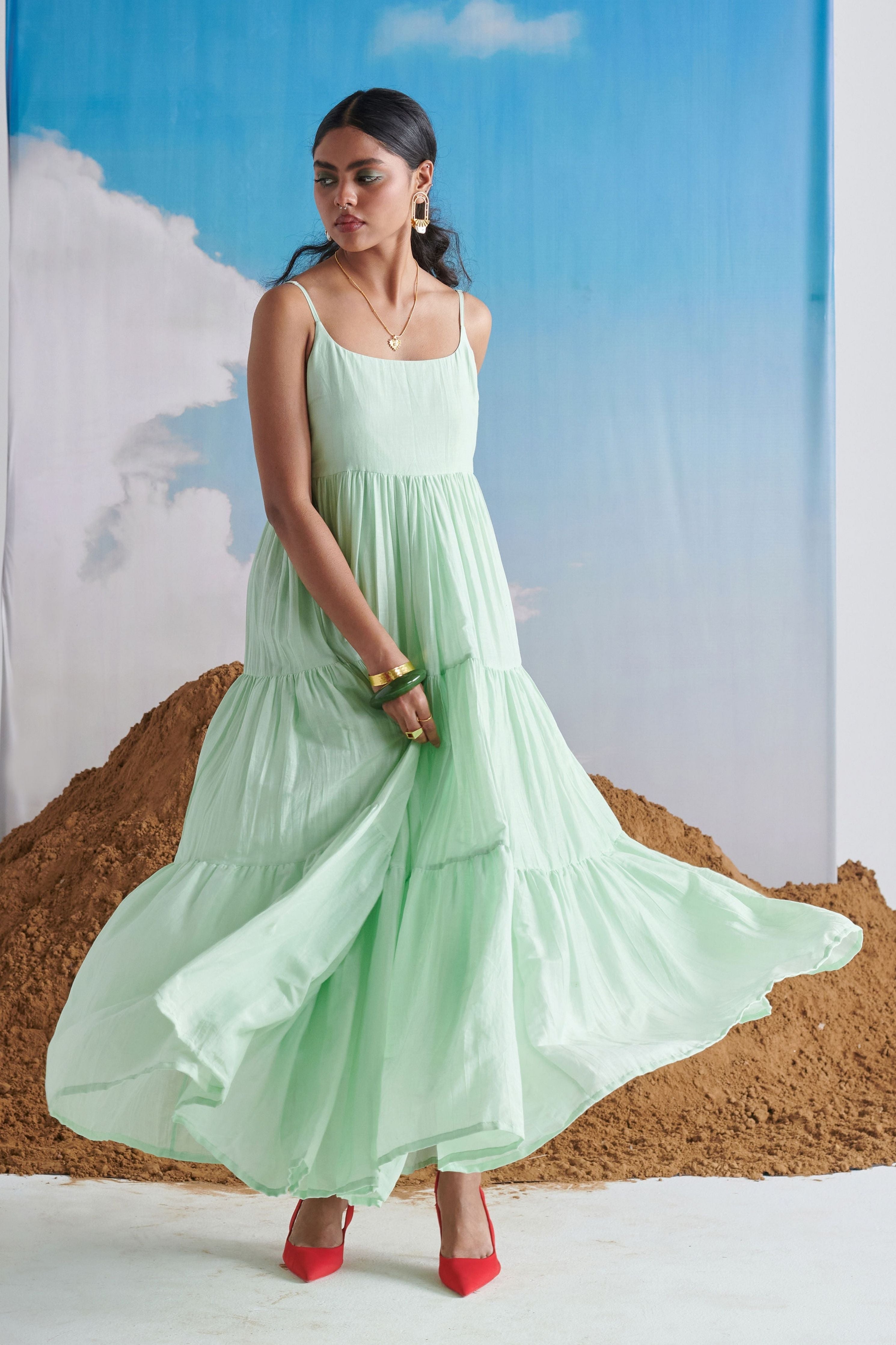 Minty Mehfil Dress
