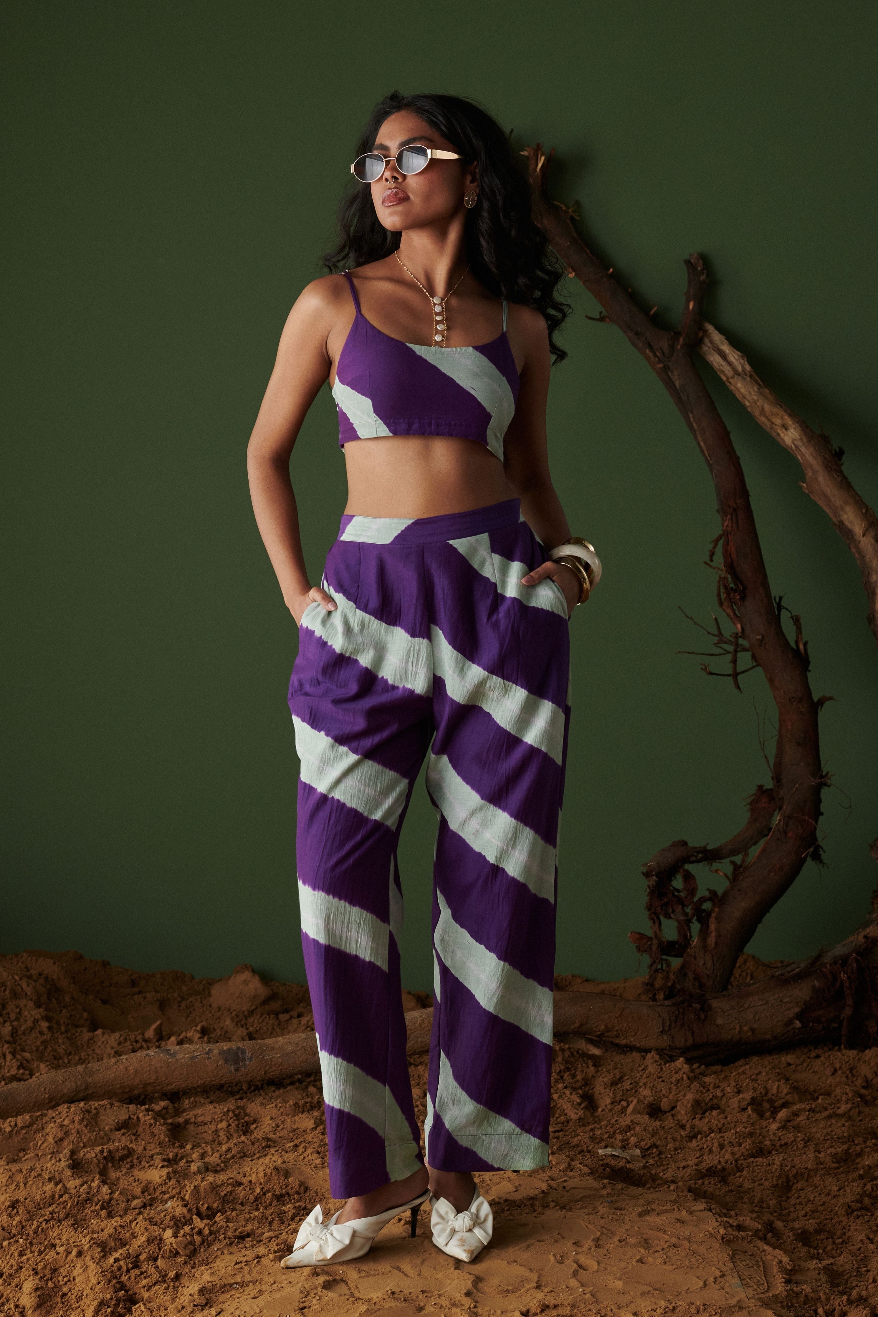 Jamun Swirl Pants