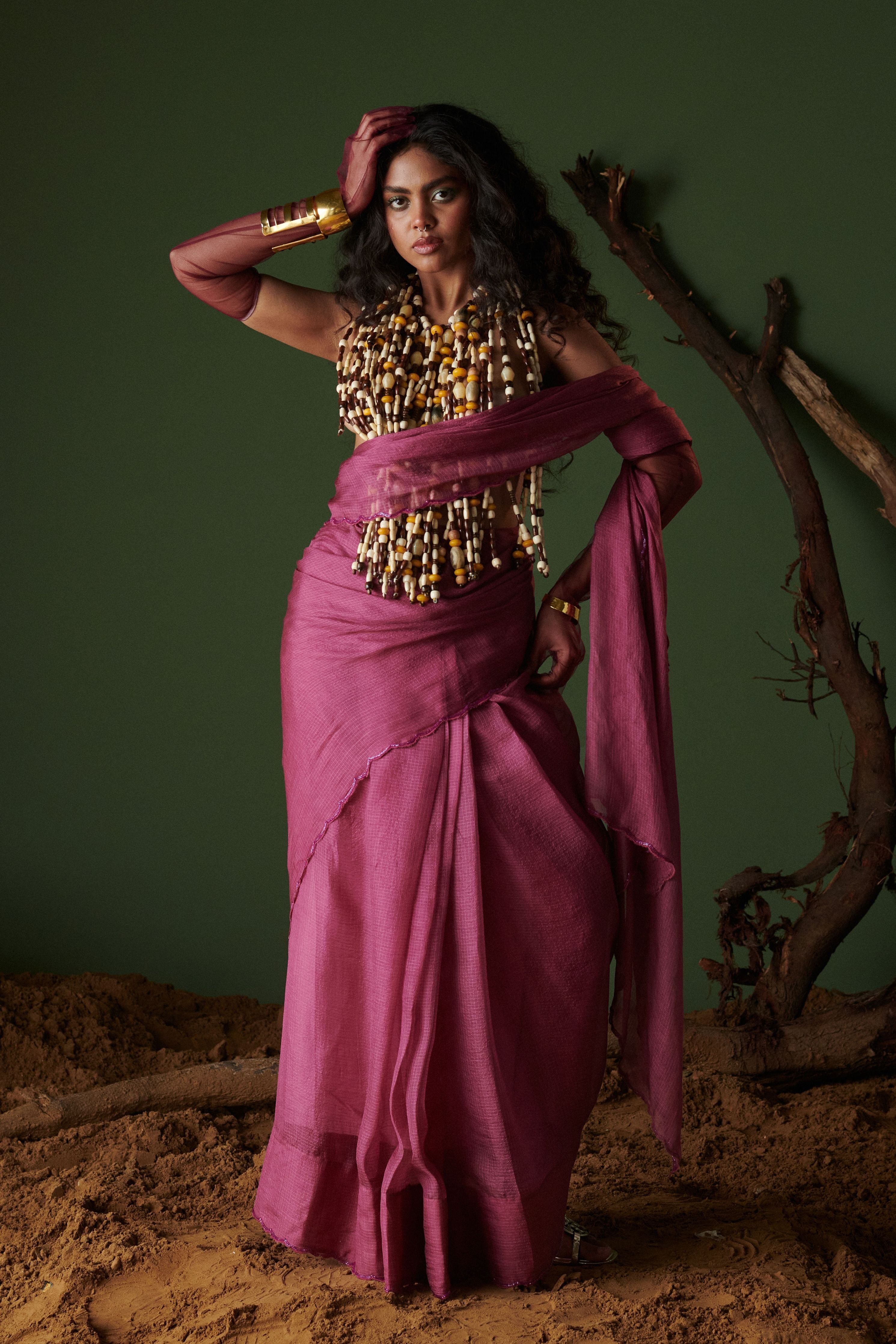 Kokum Crush Saree