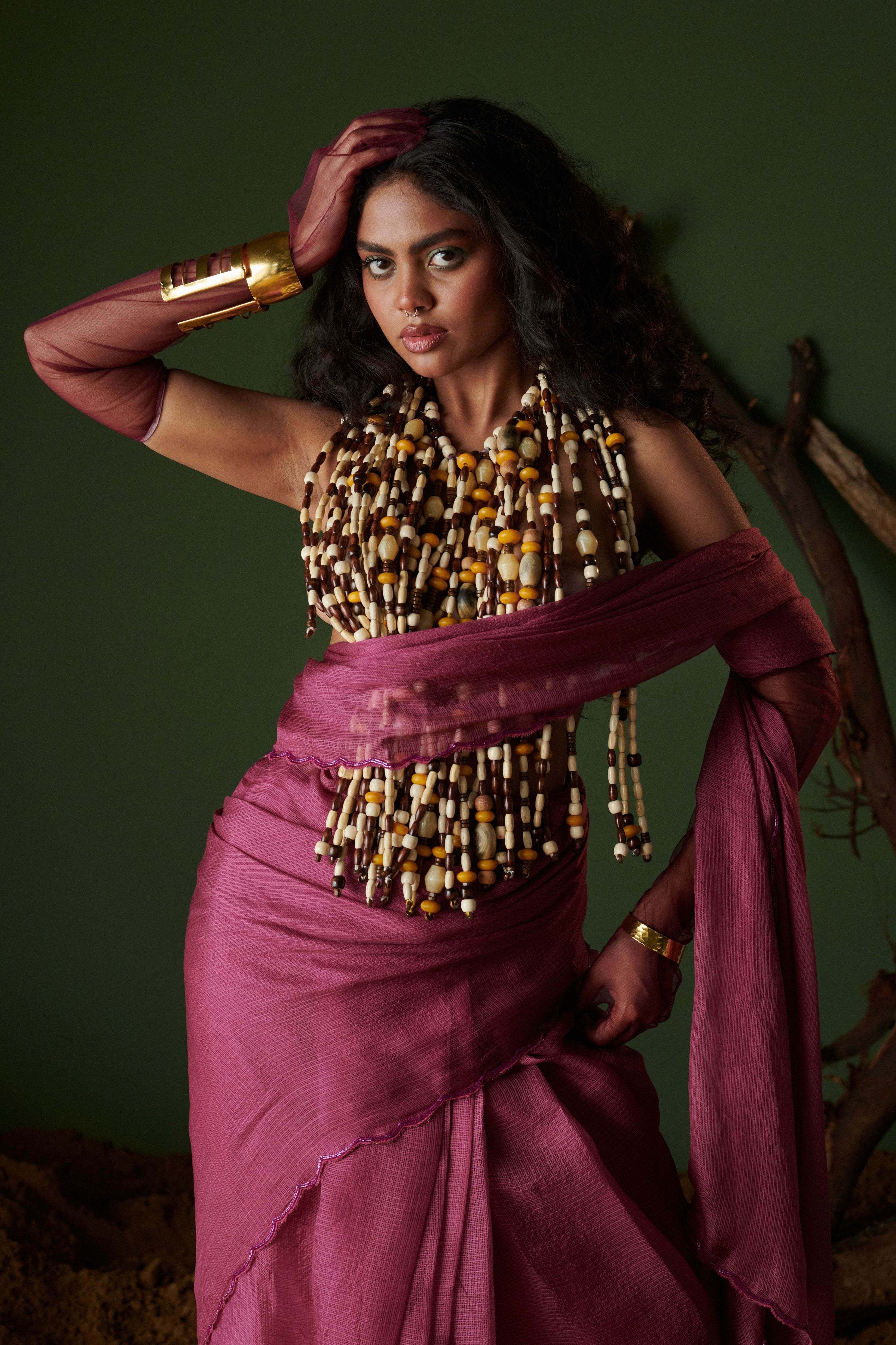Kokum Crush Saree