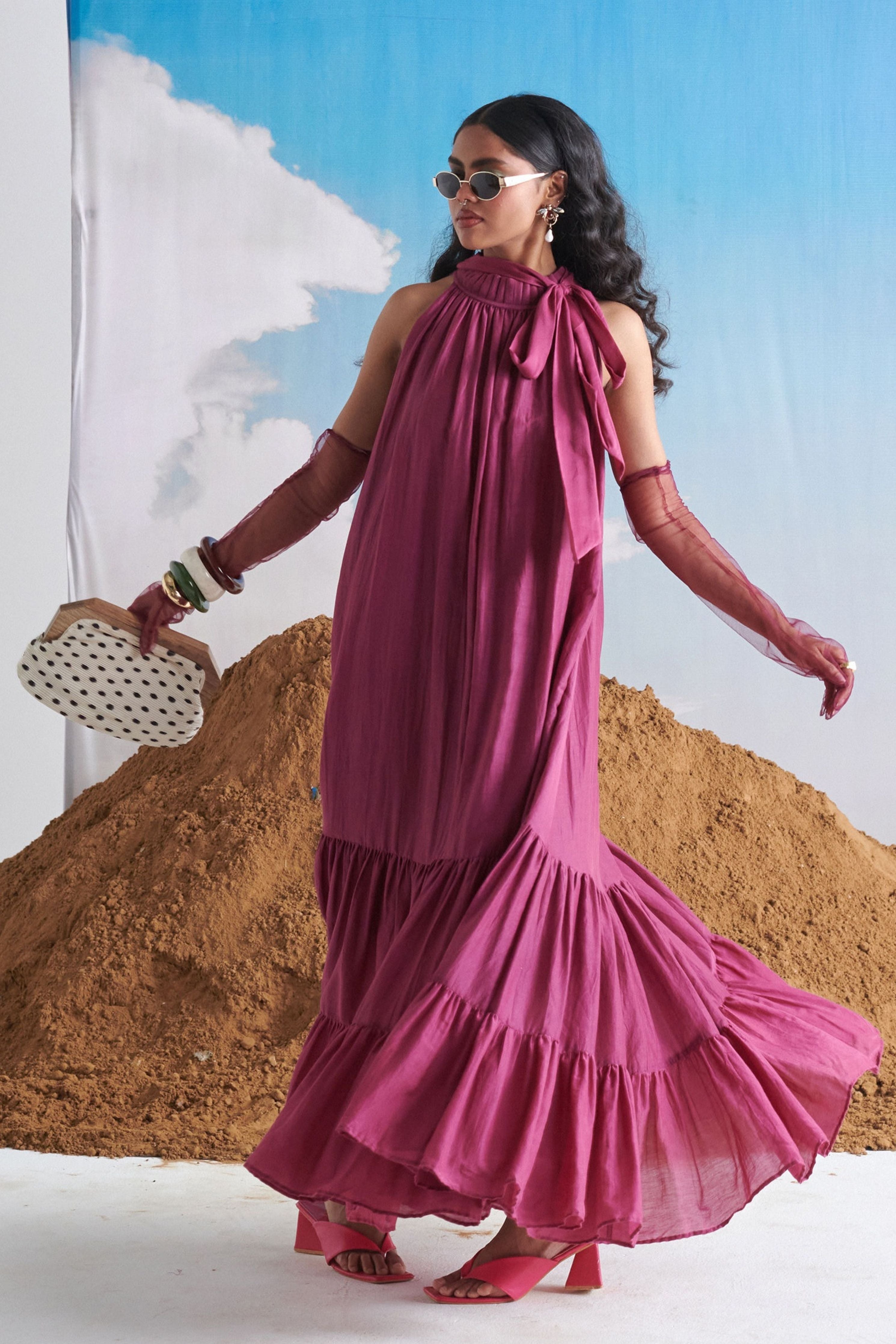 Falsa Sharbet Maxi Dress