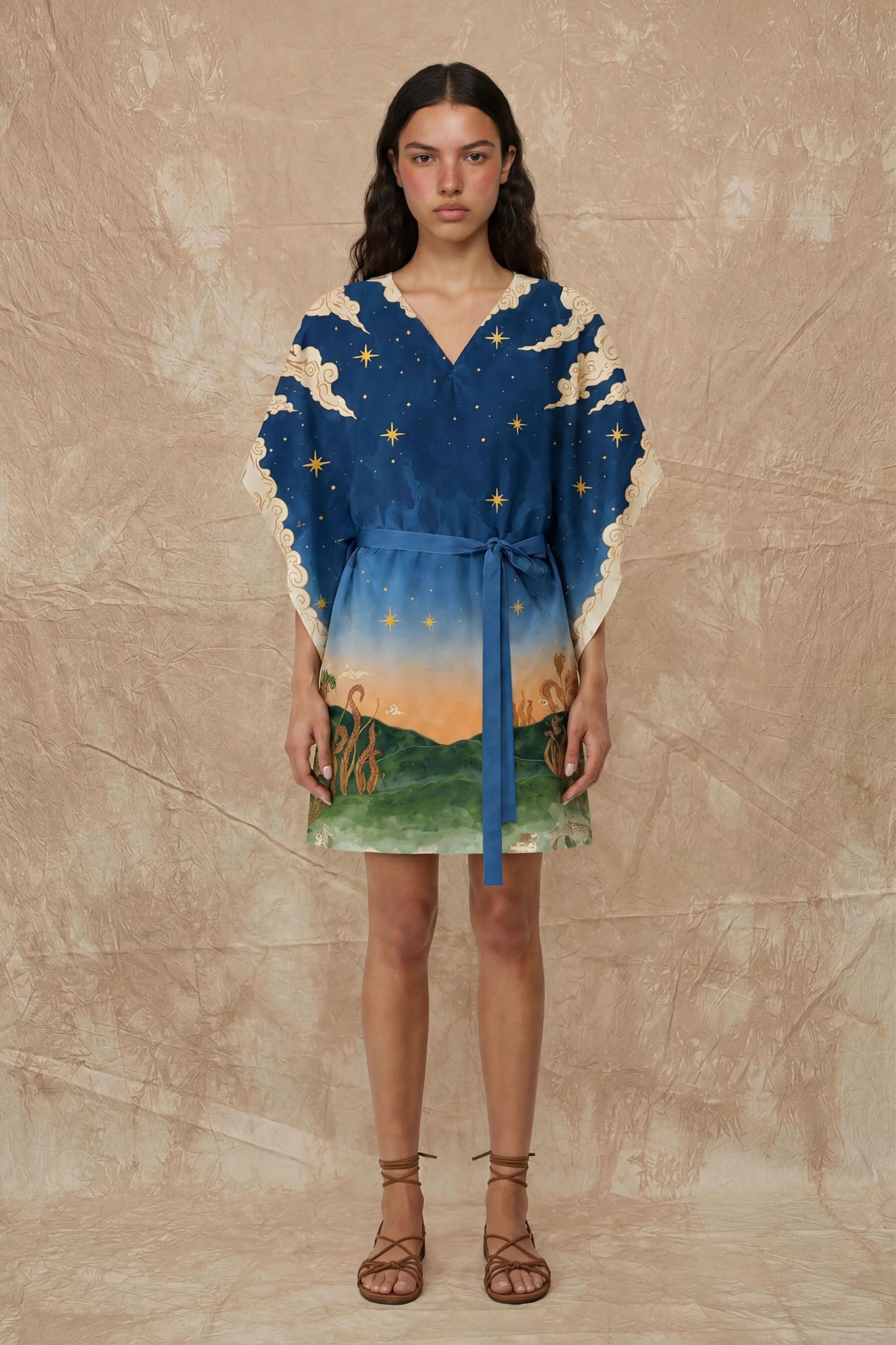 Tree Of Life Wrap Kaftan