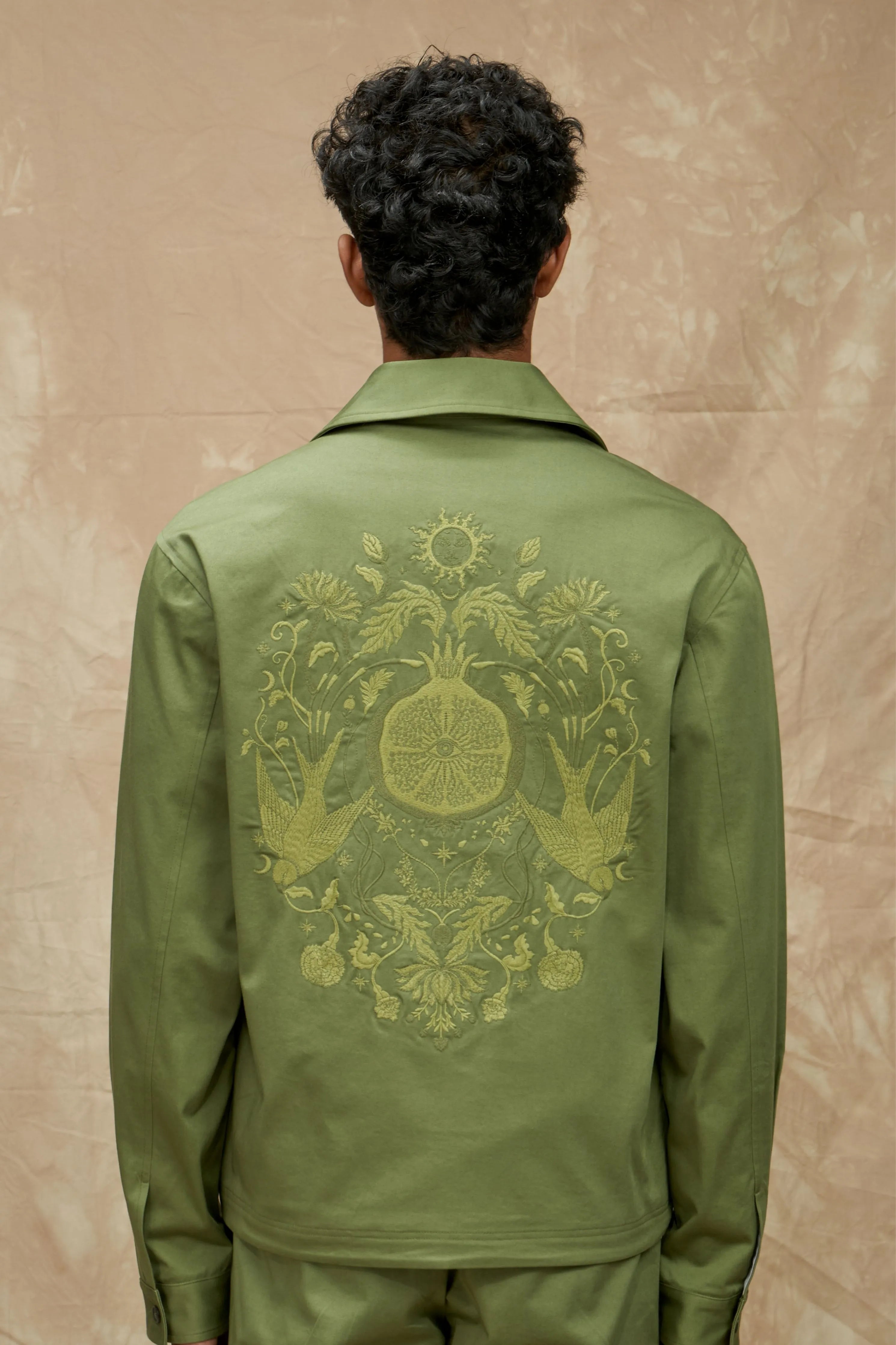 Cosmic Bloom Zip-Up Jacket