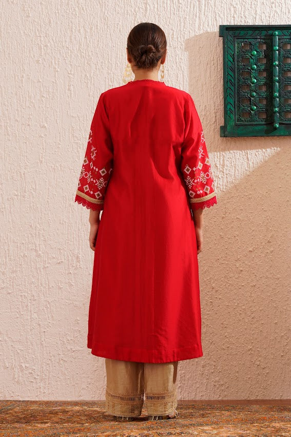 Red Jacket Set