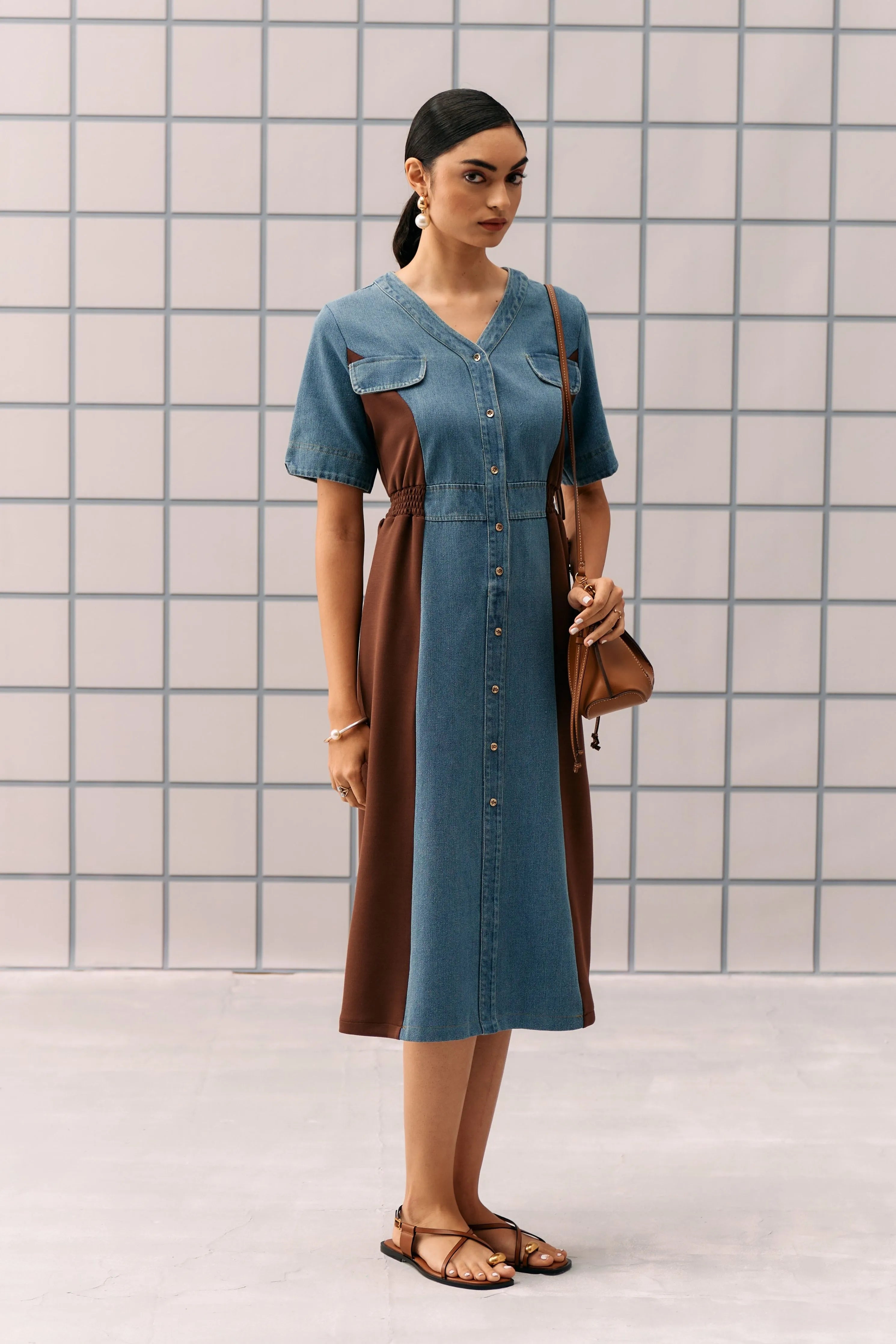 Brown Nimala Dress