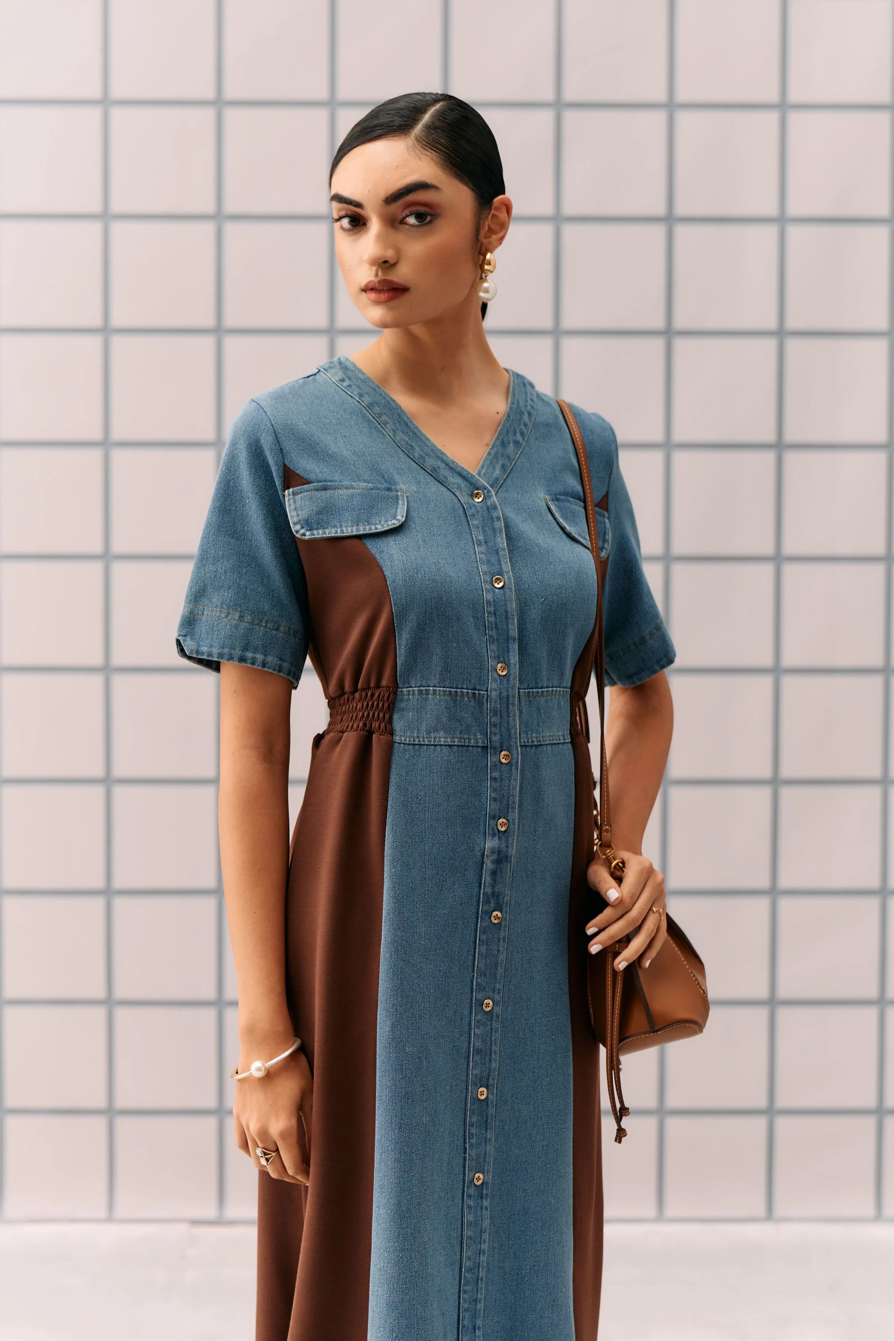 Brown Nimala Dress