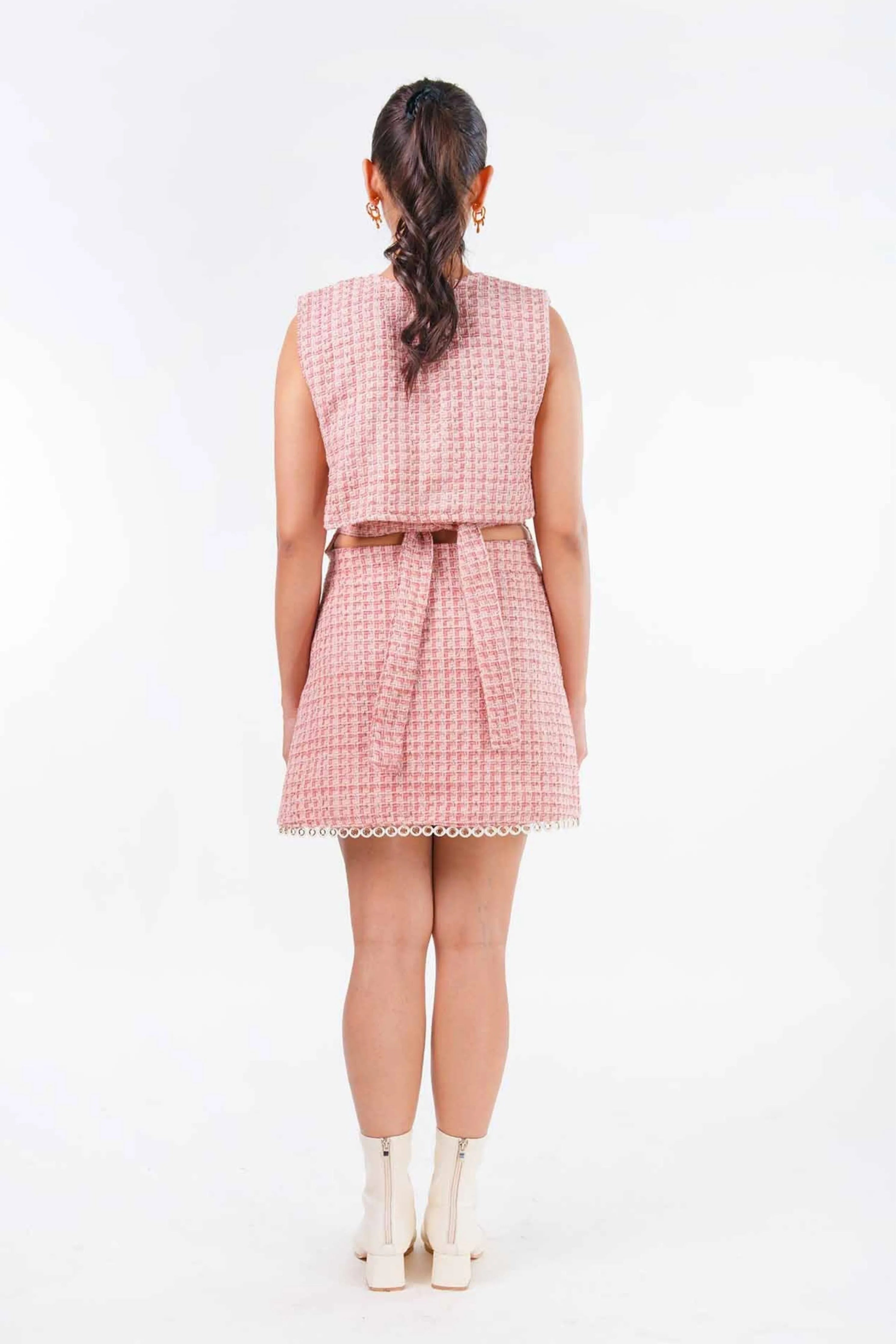 Blush Tweed Co-Ord